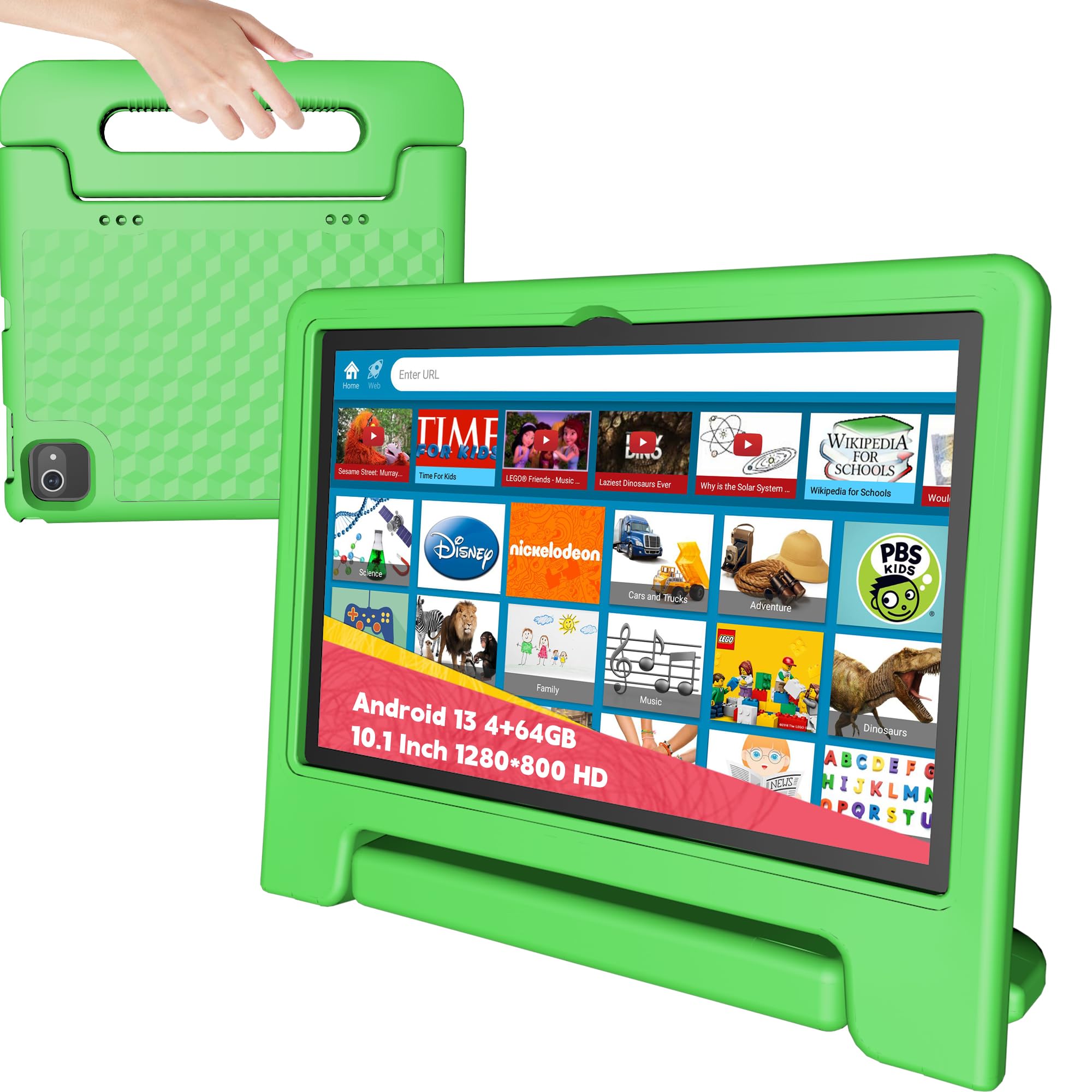 Tableta Para Niños Nobklen 10 Pulgadas Android 13 4gb+64gb Wifi 6 - Venta Internacional.