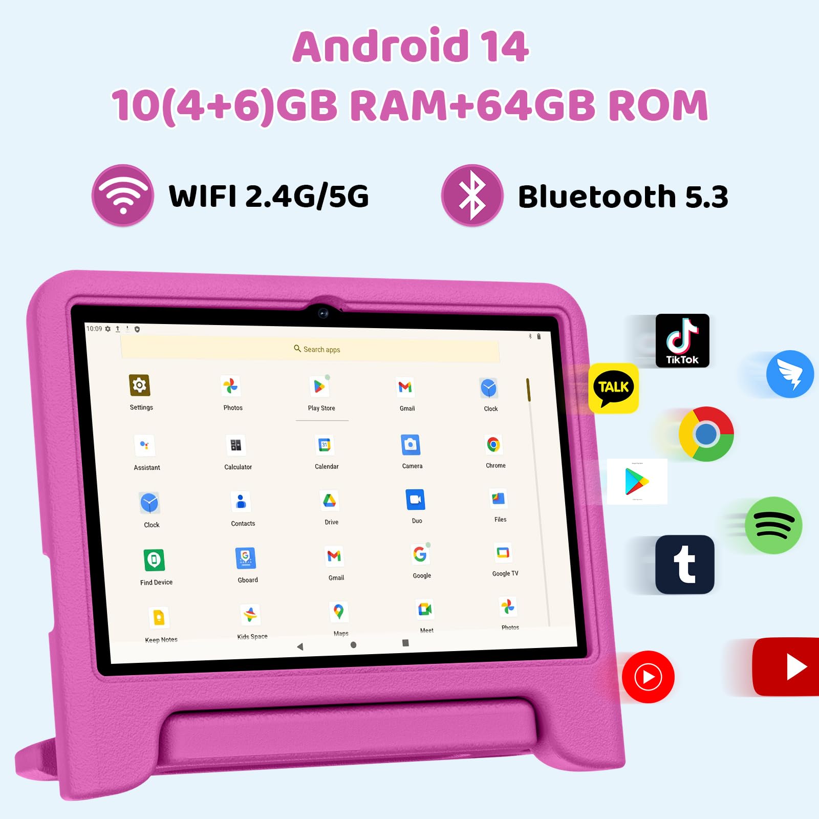 Foto 4 pulgar | Tableta Colorroom 2024 con Android 14 de 10 Pulgadas 10 Gb+64 Gb+1 Tb - Venta Internacional