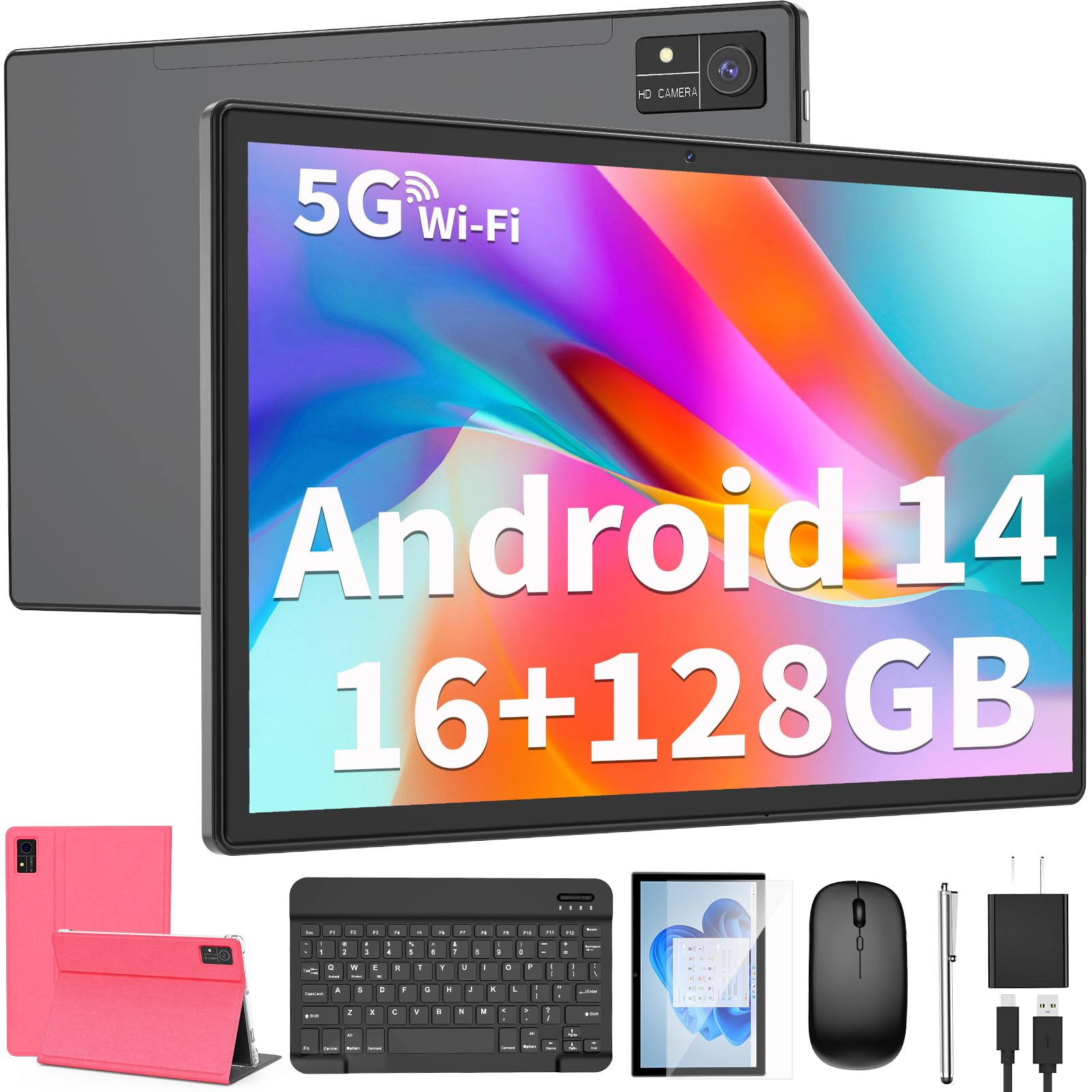 Tableta Yobanse Android 14 de 10 Pulgadas 16 GB de RAM 128 GB de ROM 1 Tb 5G - Venta Internacional