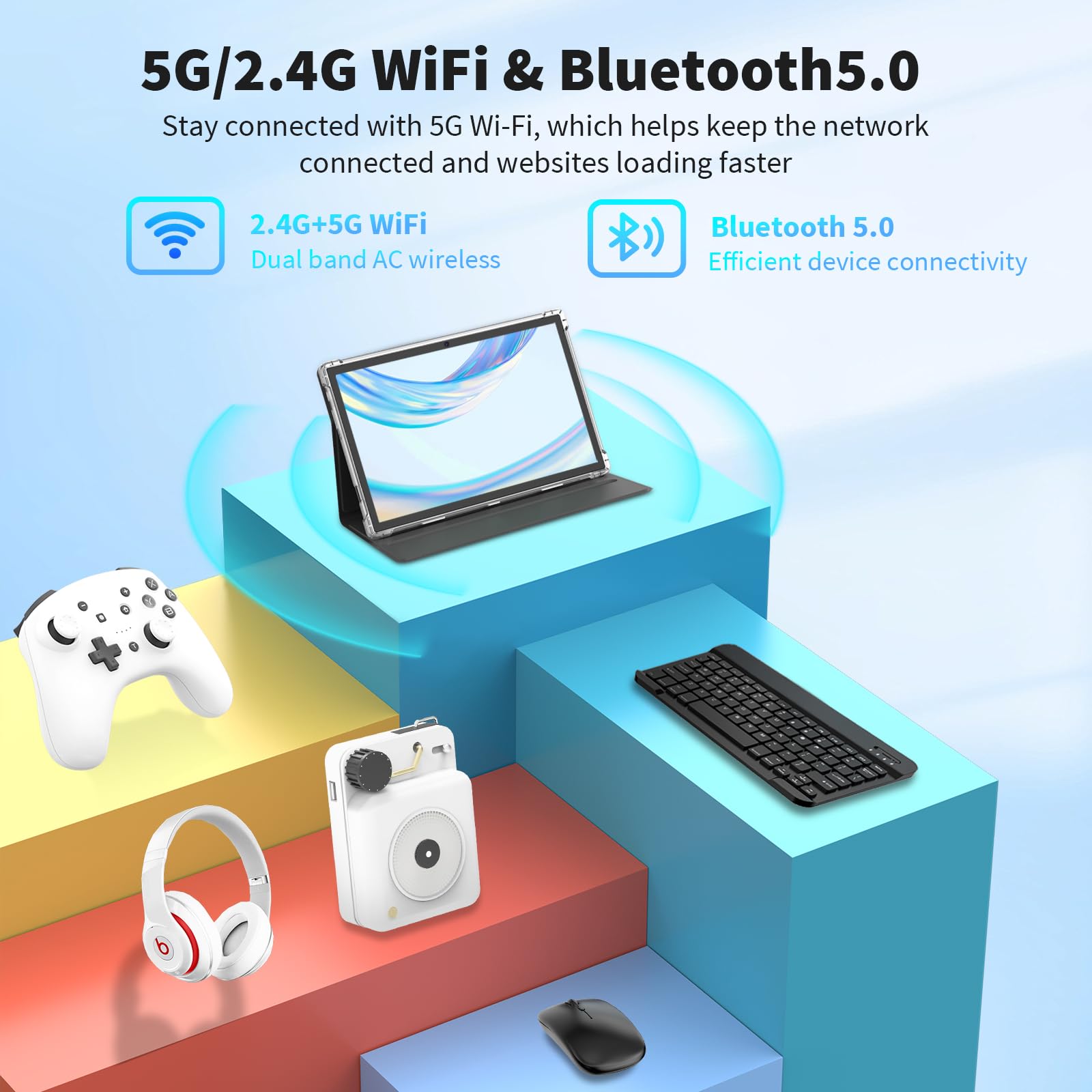 Foto 7 pulgar | Tableta Yobanse Android 14 de 10 Pulgadas 16 GB de RAM 128 GB de ROM 1 Tb 5G - Venta Internacional