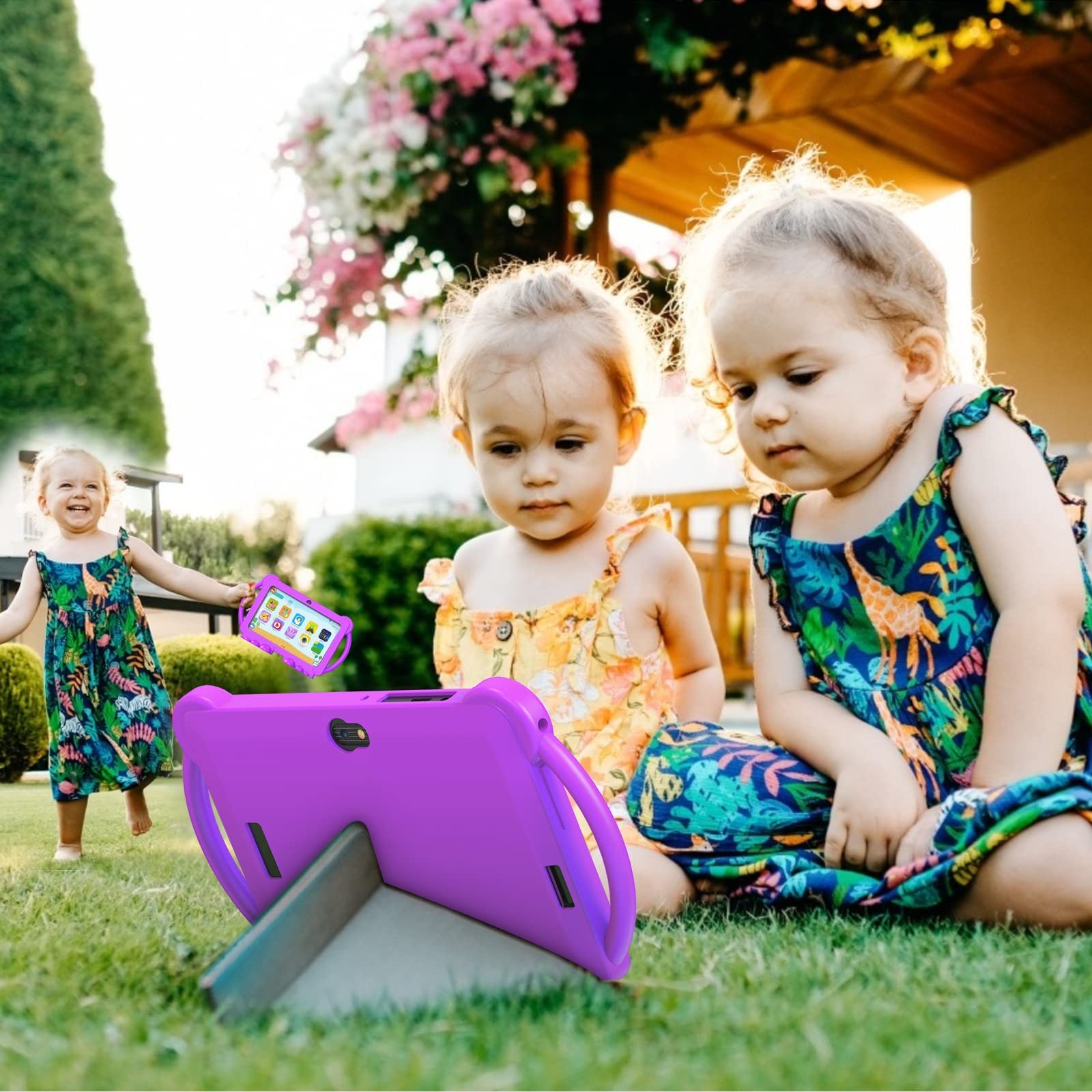 Foto 6 | Tableta Infantil Yobanse de 7" 3 GB de Ram 32 GB de Rom Android 11.0 Violeta - Venta Internacional