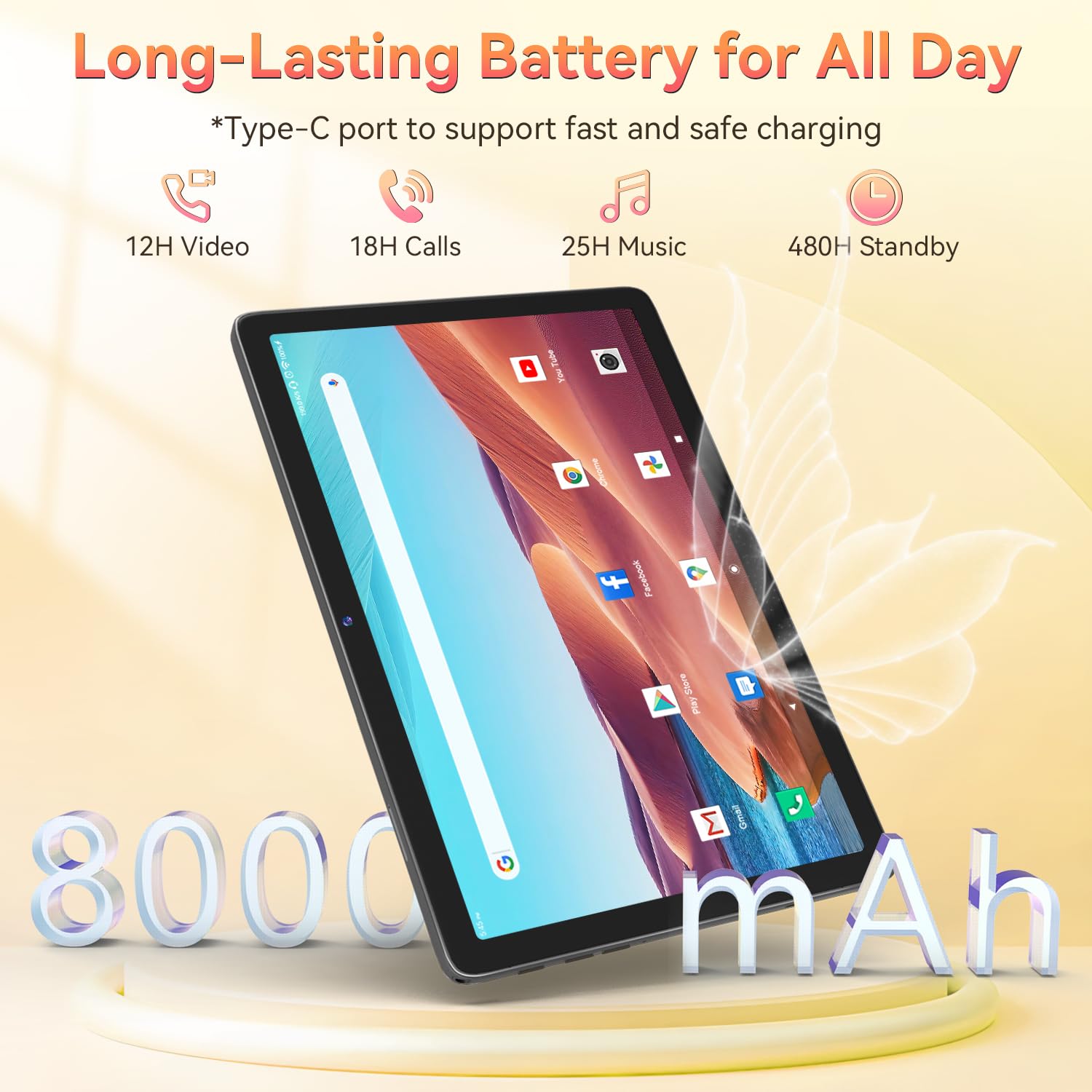 Foto 6 pulgar | Tablet Feonal de 10" 128 Gb 14 Gb Ram-Venta Internacional
