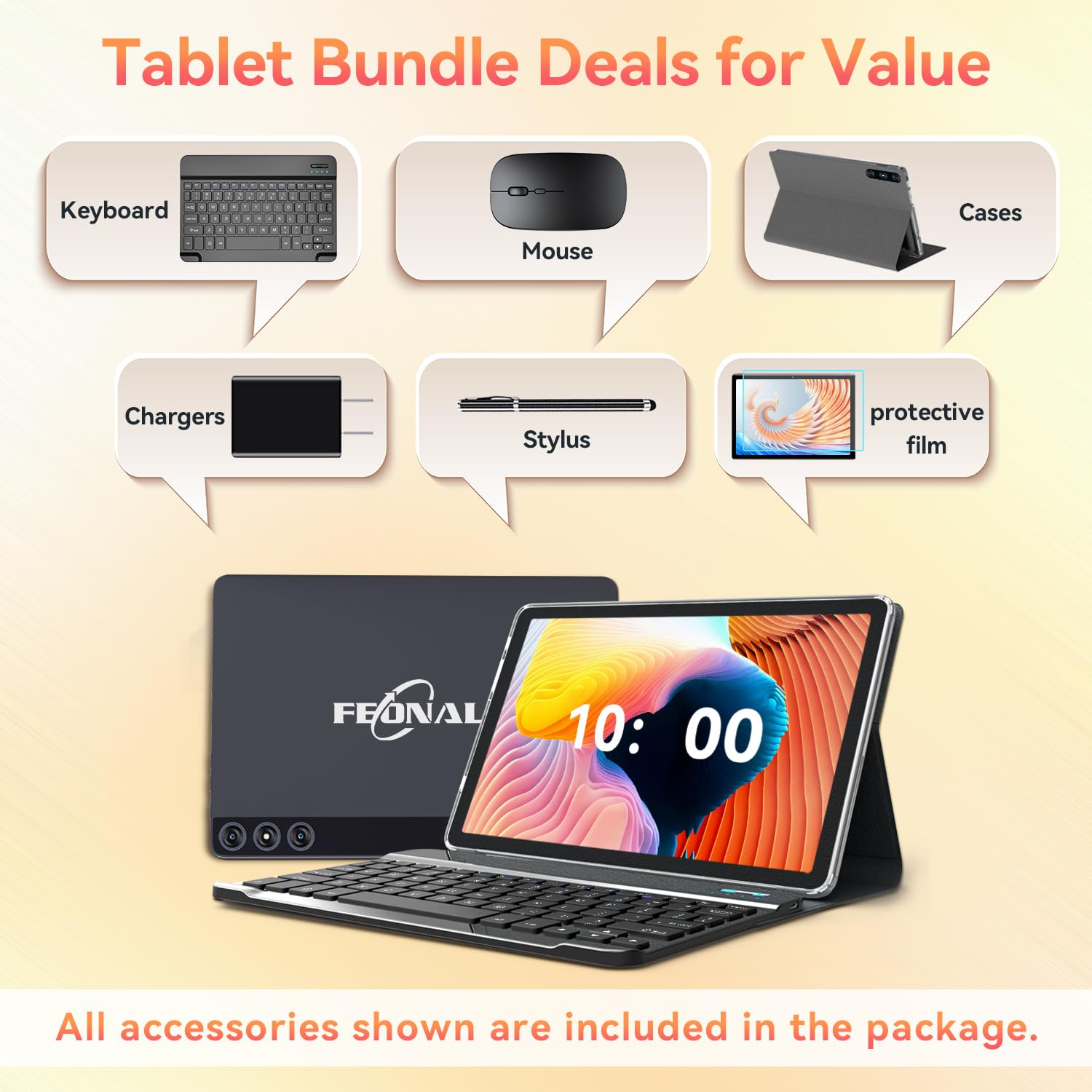 Foto 8 pulgar | Tablet Feonal de 10" 128 Gb 14 Gb Ram-Venta Internacional