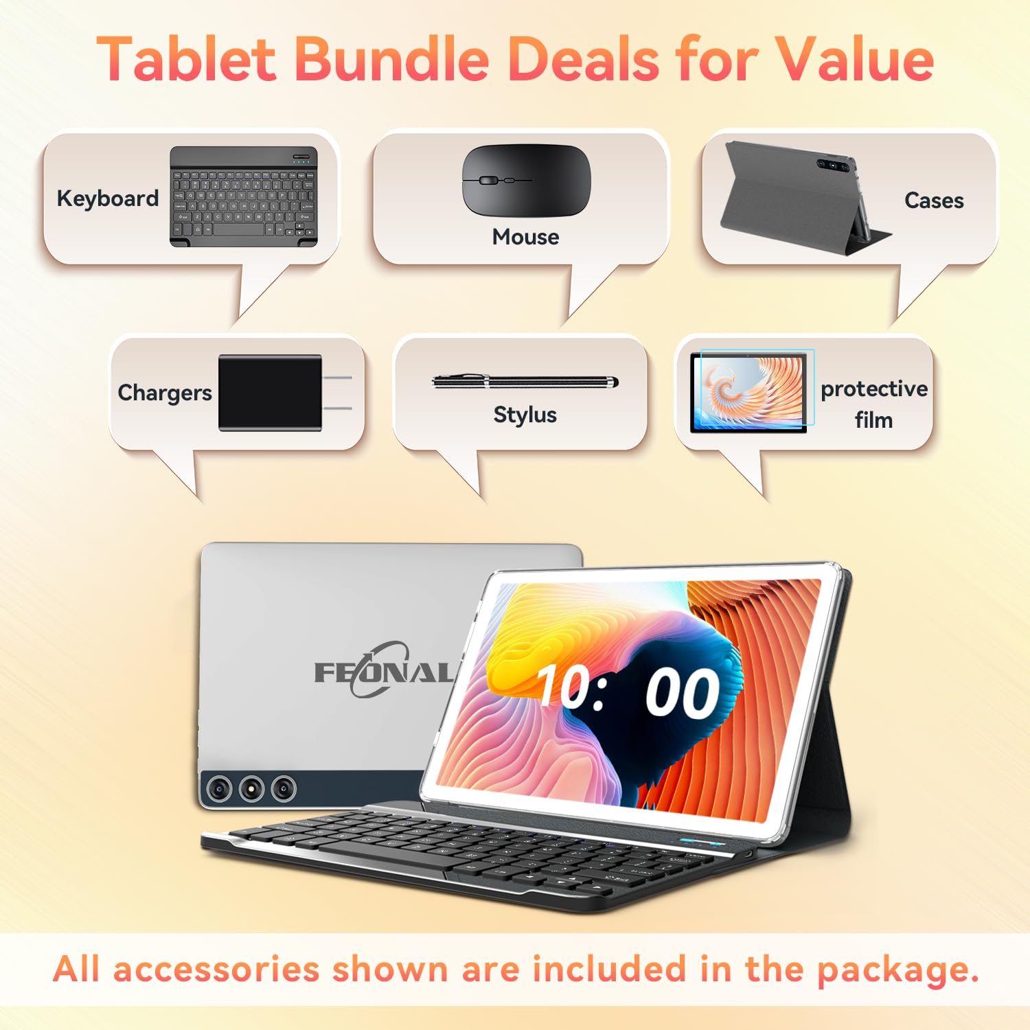 Foto 8 pulgar | Tablet Feonal de 10" 128 Gb 14 Gb Ram-Venta Internacional
