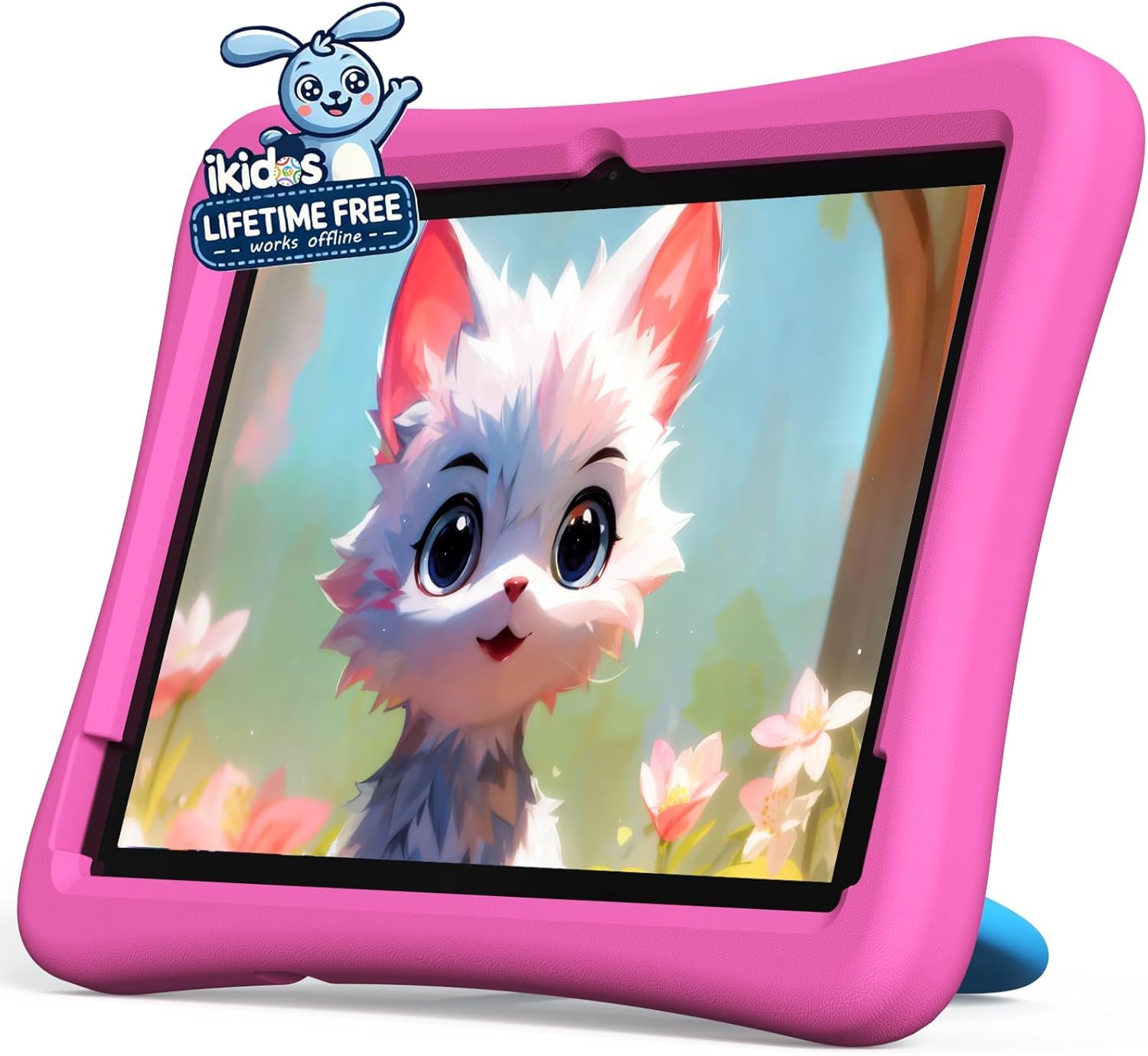 Tablet Infantil Plimpton Android 14 De 10 Pulgadas, 4 Gb+64 Gb Con Funda, Color Rosa - Venta Internacional.