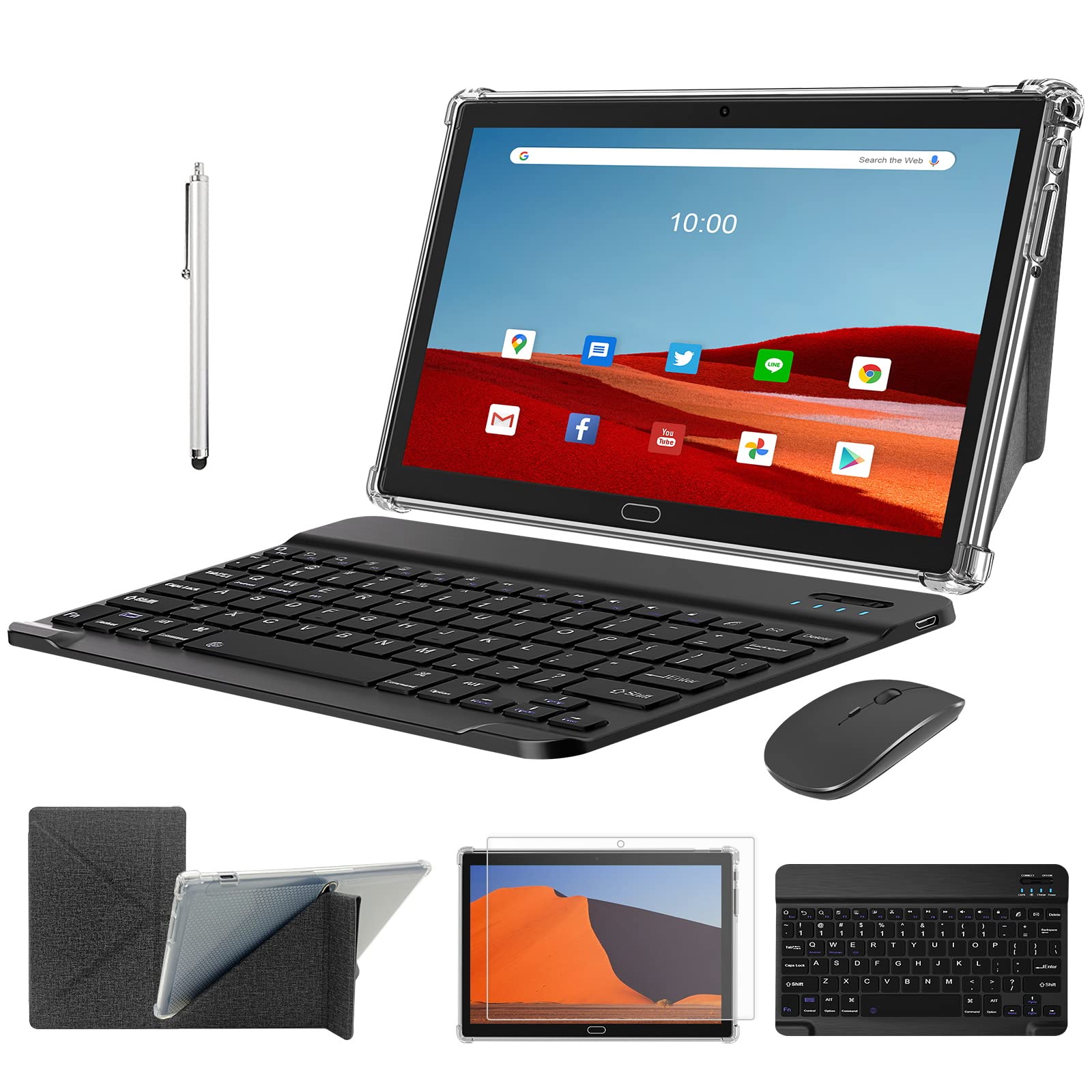 Tableta Zonko 2024, Última Versión De 10 Pulgadas, 4g, Android 13, 64 Gb+512 Gb - Venta Internacional.