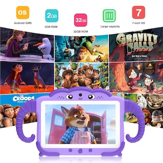 Foto 4 | Tablet Ujoyfeel de 7" 32 Gb Morada Infantil-Venta Internacional