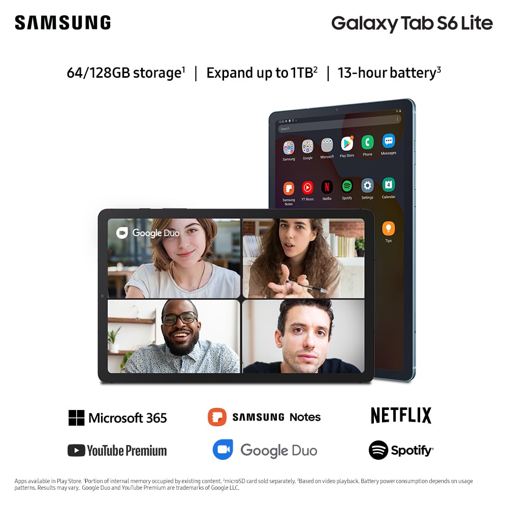 Foto 7 pulgar | Tableta Samsung Galaxy Tab S6 Lite 10.4 128 Gb Android 2022 - Venta Internacional.