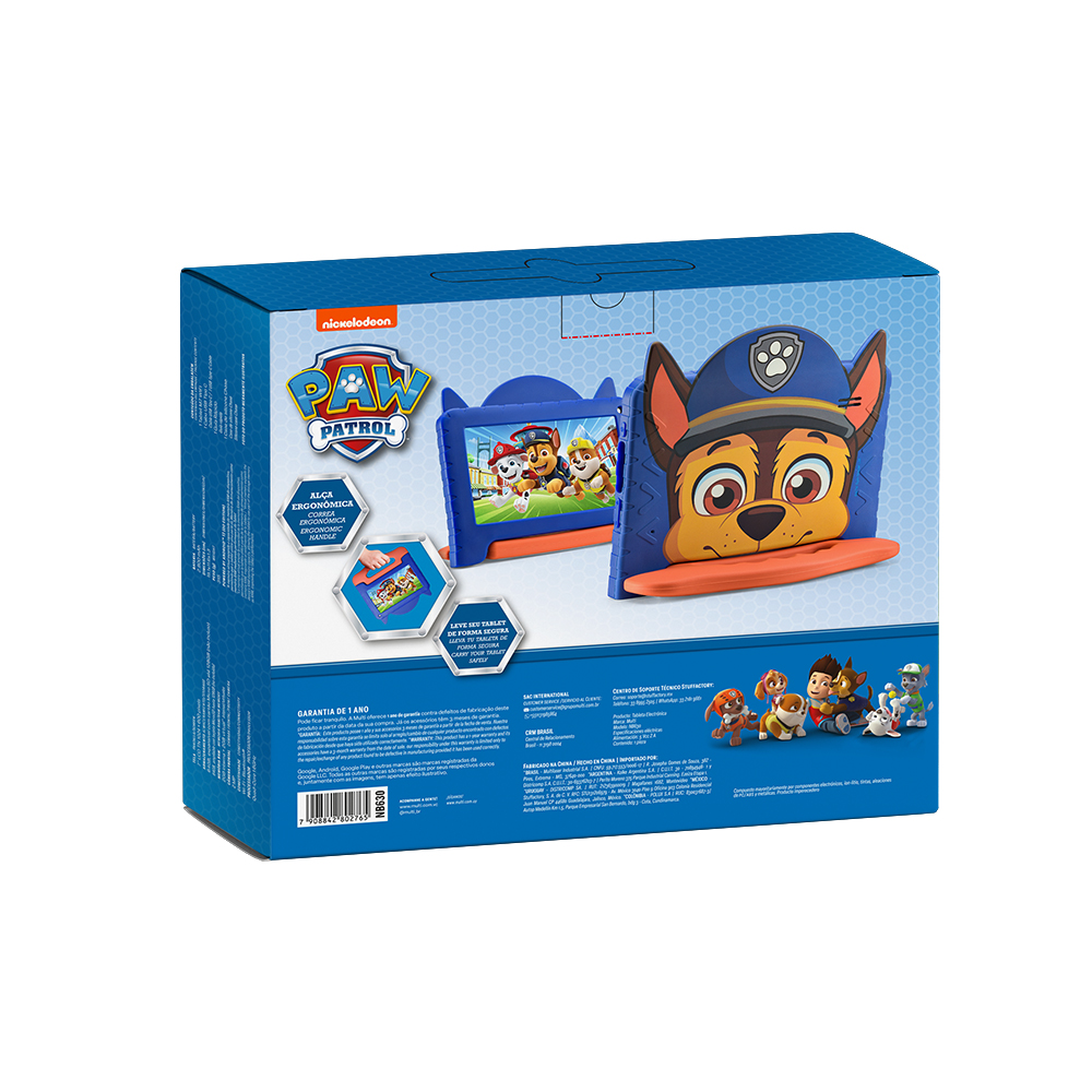 Foto 9 pulgar | Tablet Infantil 7''  Multi Paw Patrol Chase