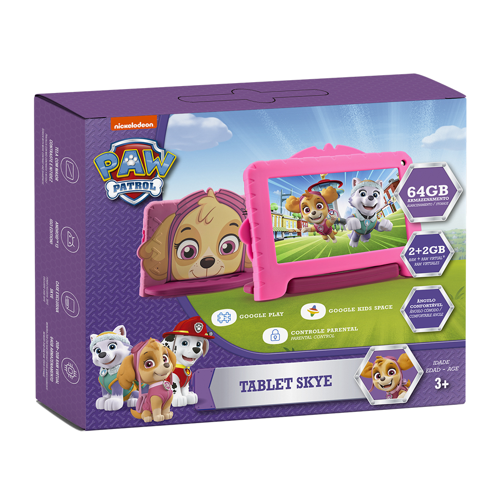 Foto 8 pulgar | Tablet Infantil 7'' Pulgadas Multi Paw Patrol Skye