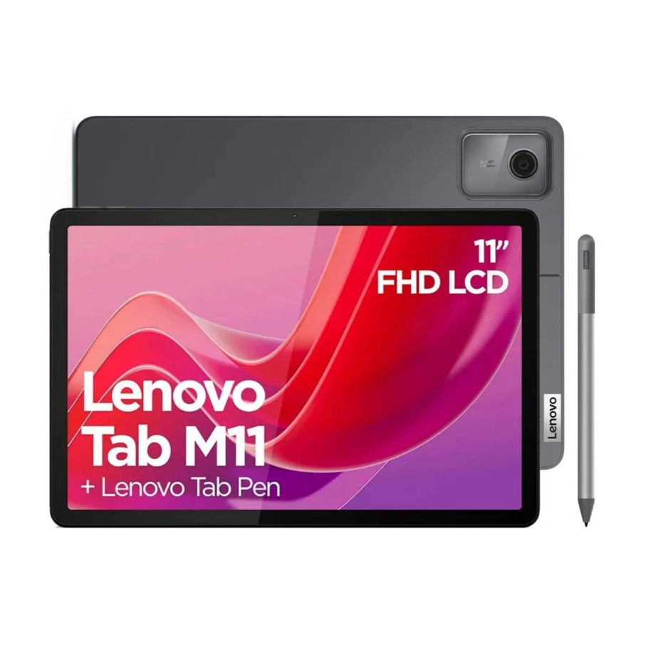 Foto 2 pulgar | Tablet Lenovo Tab M11 8gb Ram Gris 128gb Memoria Funda + Pluma