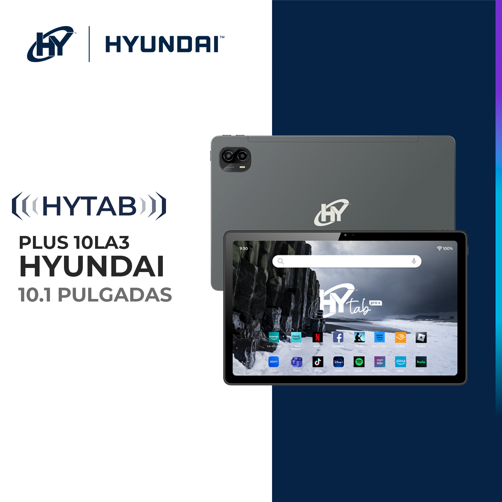 Foto 2 | Tableta Hyundai Hytab Pro X 10.3'', Fhd, Octa-core, 8gb Ram, 256gb Ssd, Android 13, 4g, Gris