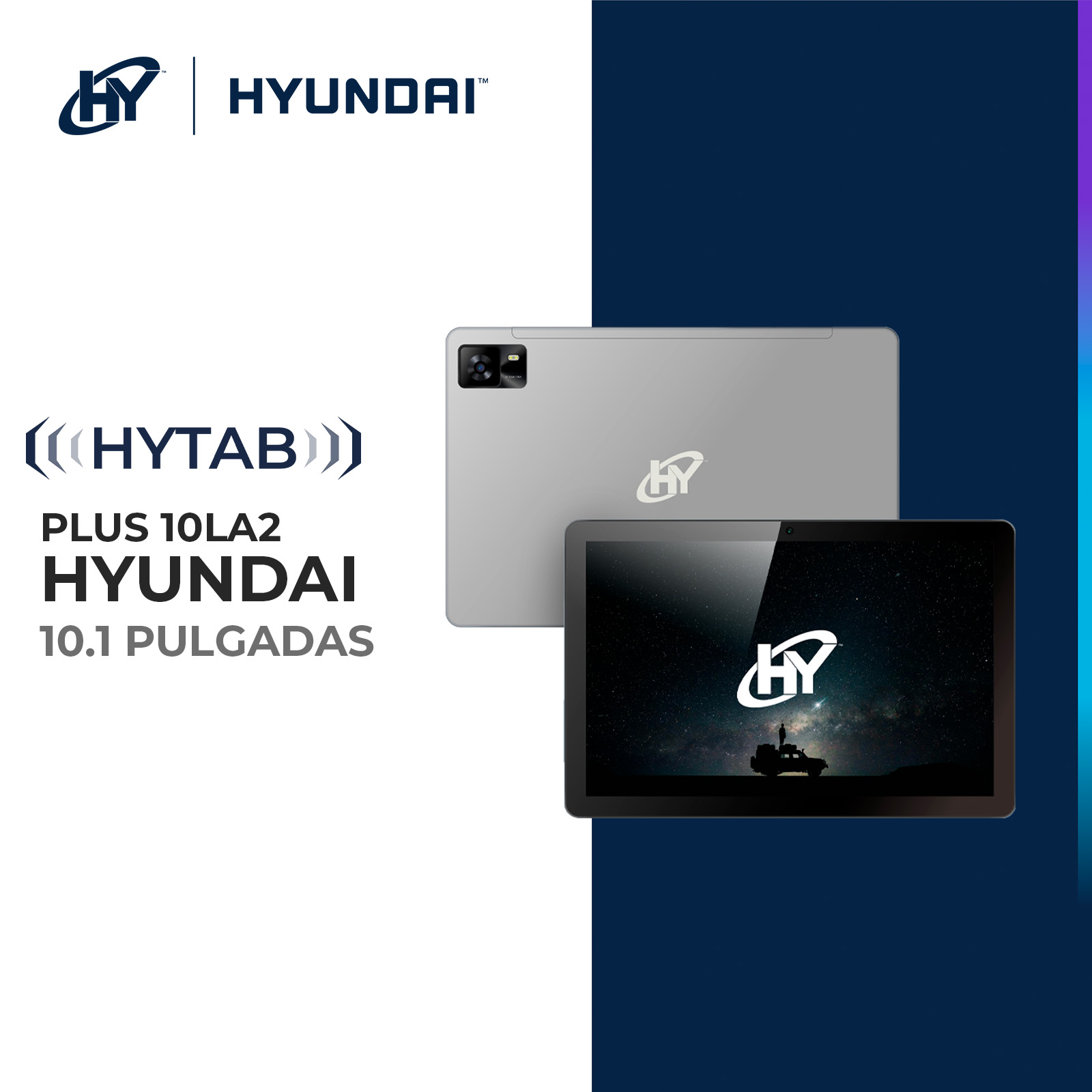 Foto 3 pulgar | Tableta Hyundai Hytab Pro 10.1'', Octa-core T616, Fhd 8gb Ram, 256gb, 8mp/13mp, Android 13