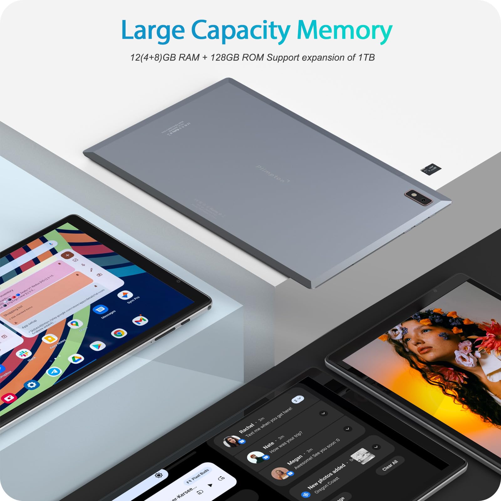 Foto 5 pulgar | Tableta Plimpton P60pro 10.1 Android 14 12 Gb+128 Gb 7000 Mah - Venta Internacional.