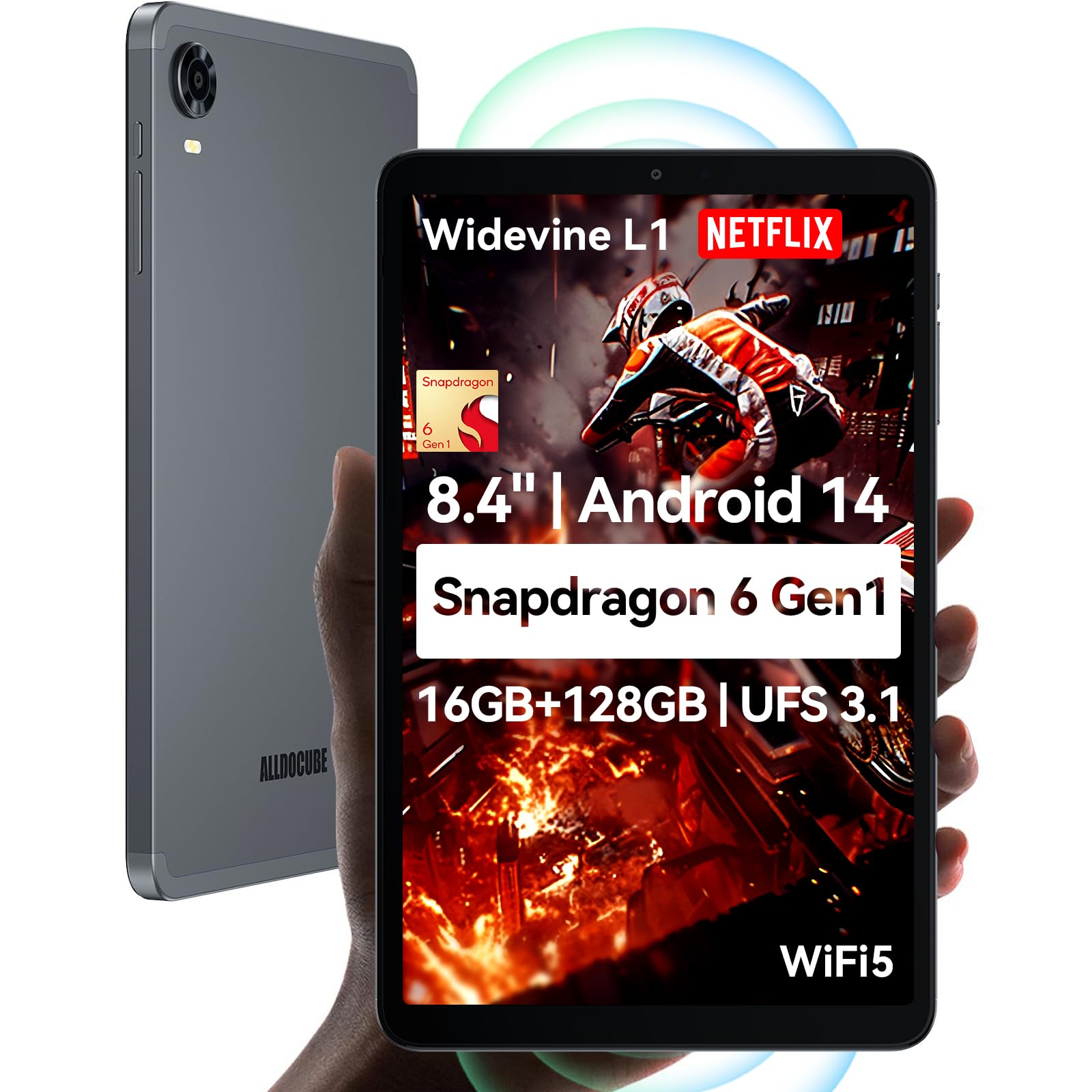 Foto 2 pulgar | Tableta Alldocube Iplay60 Mini Turbo De 8,4 Pulgadas, 16 Gb+128 Gb+1 Tb, Android 14 - Venta Internacional.