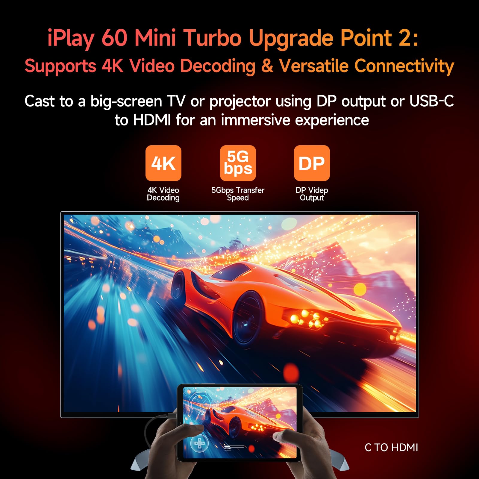 Foto 5 pulgar | Tableta Alldocube Iplay60 Mini Turbo De 8,4 Pulgadas, 16 Gb+128 Gb+1 Tb, Android 14 - Venta Internacional.