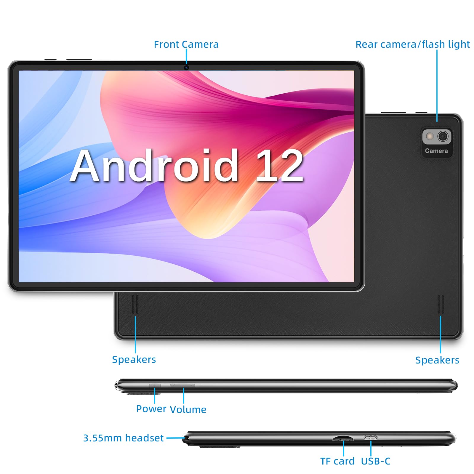 Foto 7 pulgar | Tablet Sgin Android 10.1'' Octa-core 8 Gb Ram 128 Gb Rom Negro - Venta Internacional.