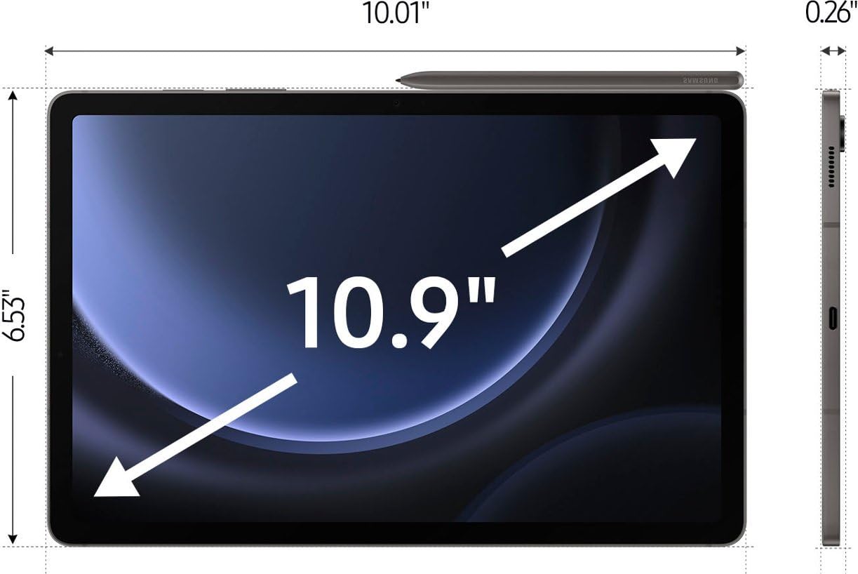 Foto 5 | Tableta Samsung Galaxy Tab S9 Fe 10.9'' 128 Gb Wifi Gris 2023 - Venta Internacional.