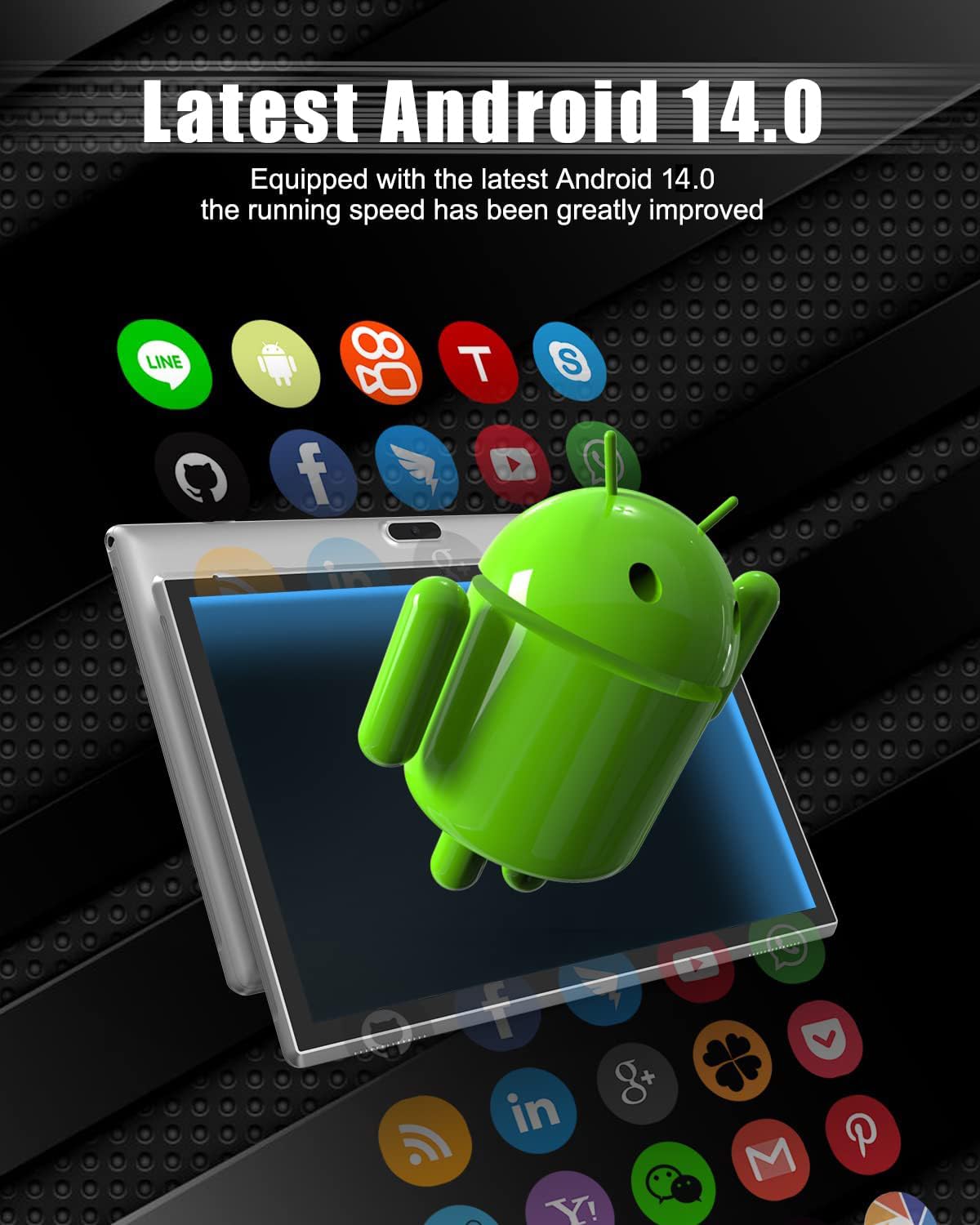 Foto 4 pulgar | Tablet Zzb Zb10 10.1 Android 14 6 Gb Ram 32 Gb Rom 10 Pulgadas - Venta Internacional.