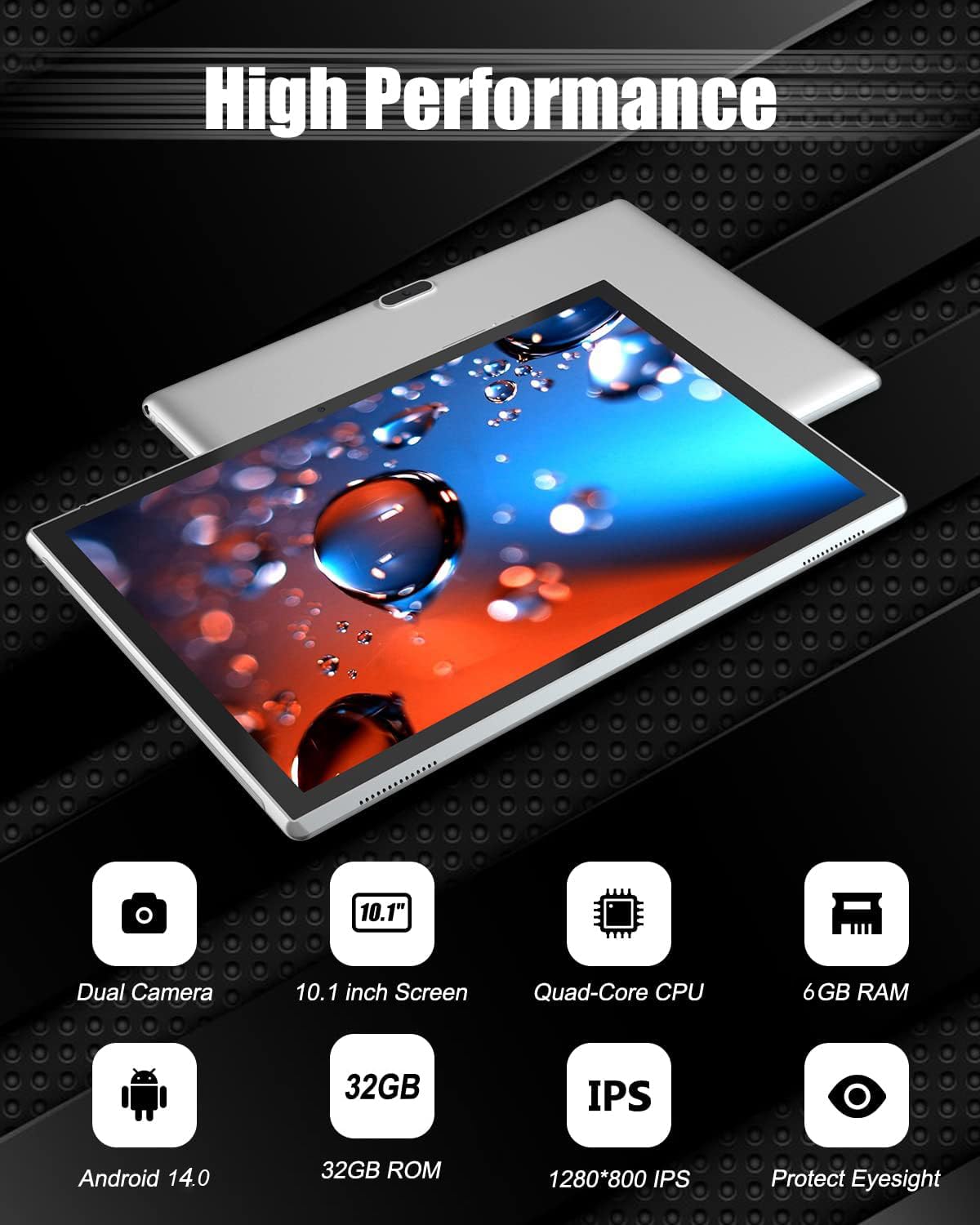 Foto 7 pulgar | Tablet Zzb Zb10 10.1 Android 14 6 Gb Ram 32 Gb Rom 10 Pulgadas - Venta Internacional.