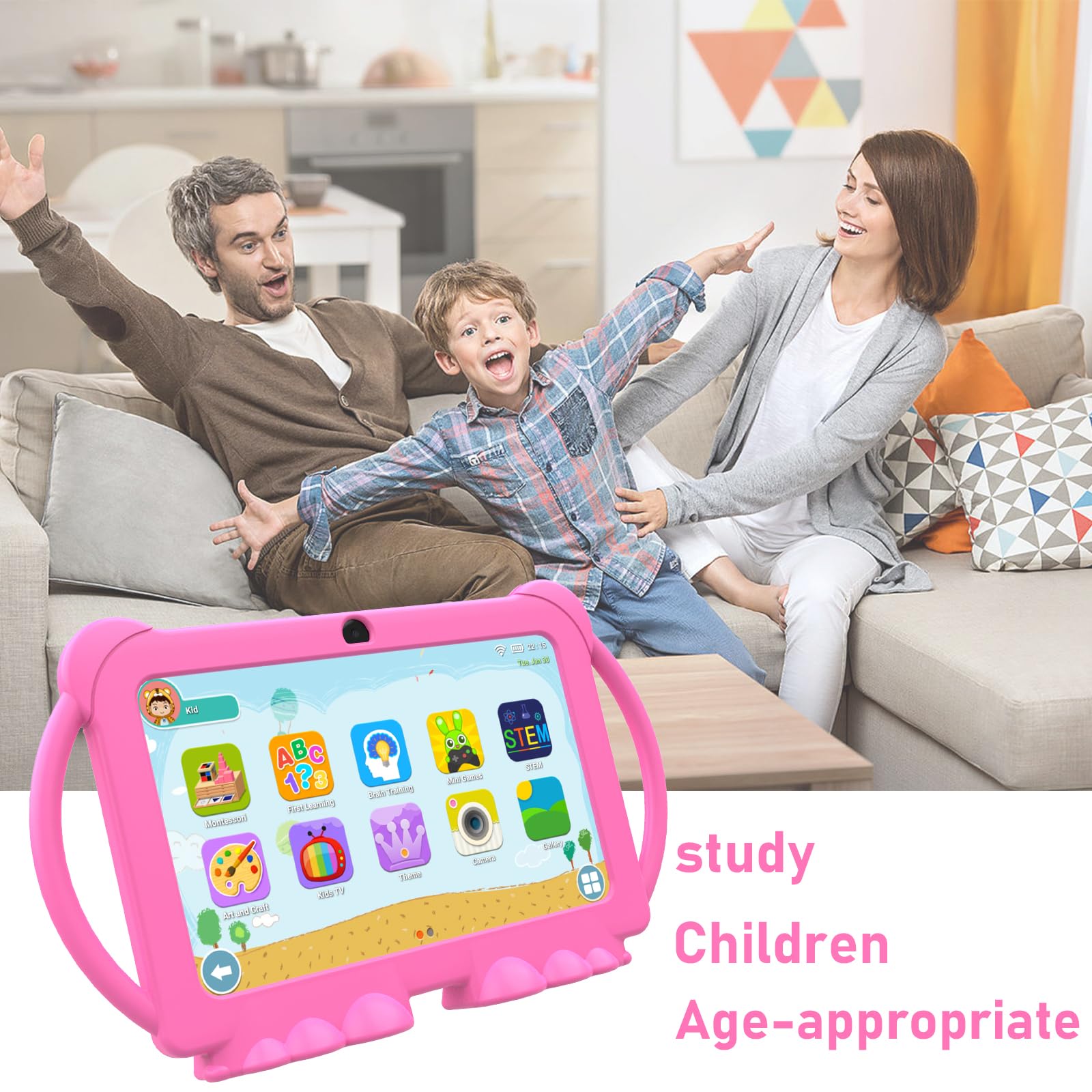 Foto 5 | Tableta Infantil Cupeisi Android 12 De 7 Pulgadas, 4 Gb De Ram, 32 Gb De Rom - Venta Internacional.