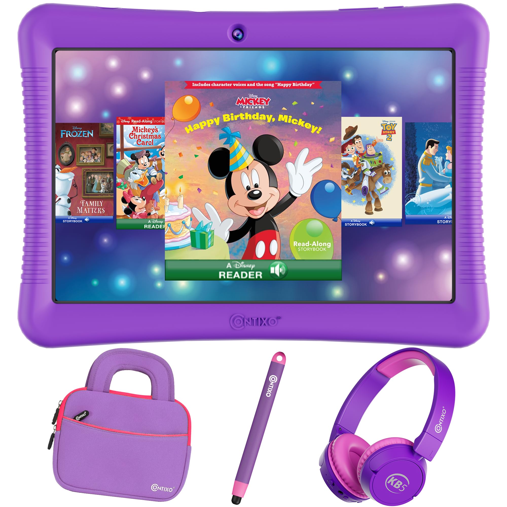 Foto 2 pulgar | Tablet Contixo 10 Android Kids 32 Gb +80 Libros De Cuentos De Disney - Venta Internacional.
