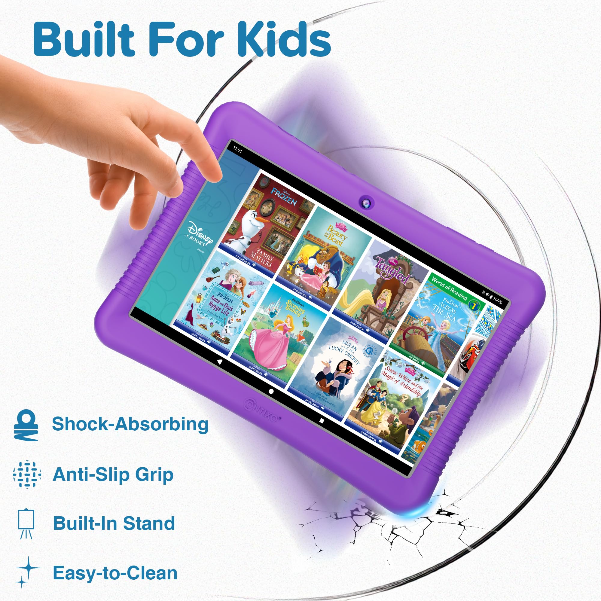 Foto 5 pulgar | Tablet Contixo 10 Android Kids 32 Gb +80 Libros De Cuentos De Disney - Venta Internacional.