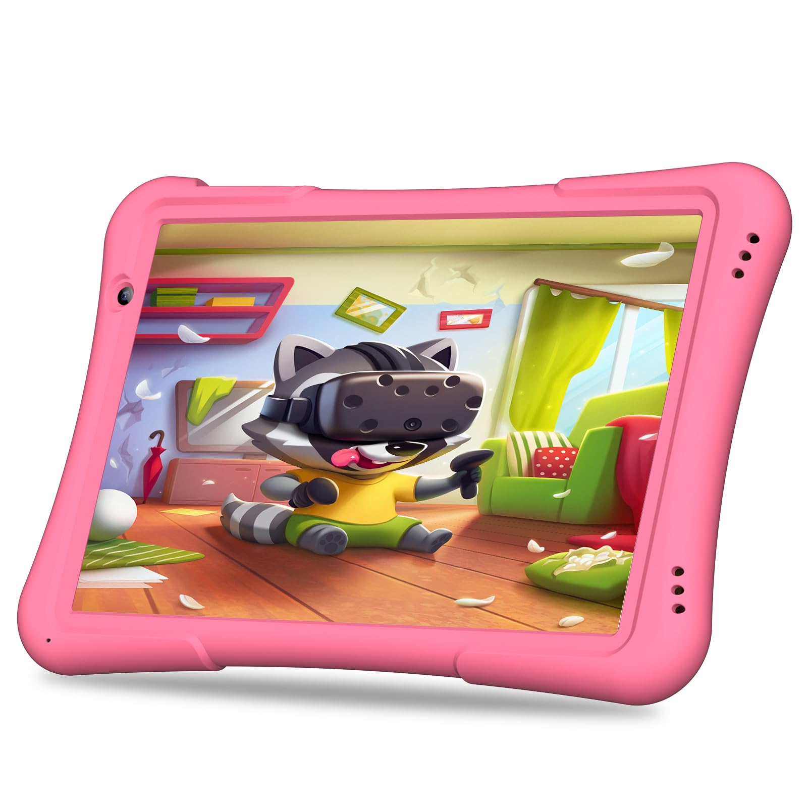 Tablet Pritom 10 Kids Android 12 32 Gb, Cuádruple Núcleo, 6000 Mah, Rosa - Venta Internacional.