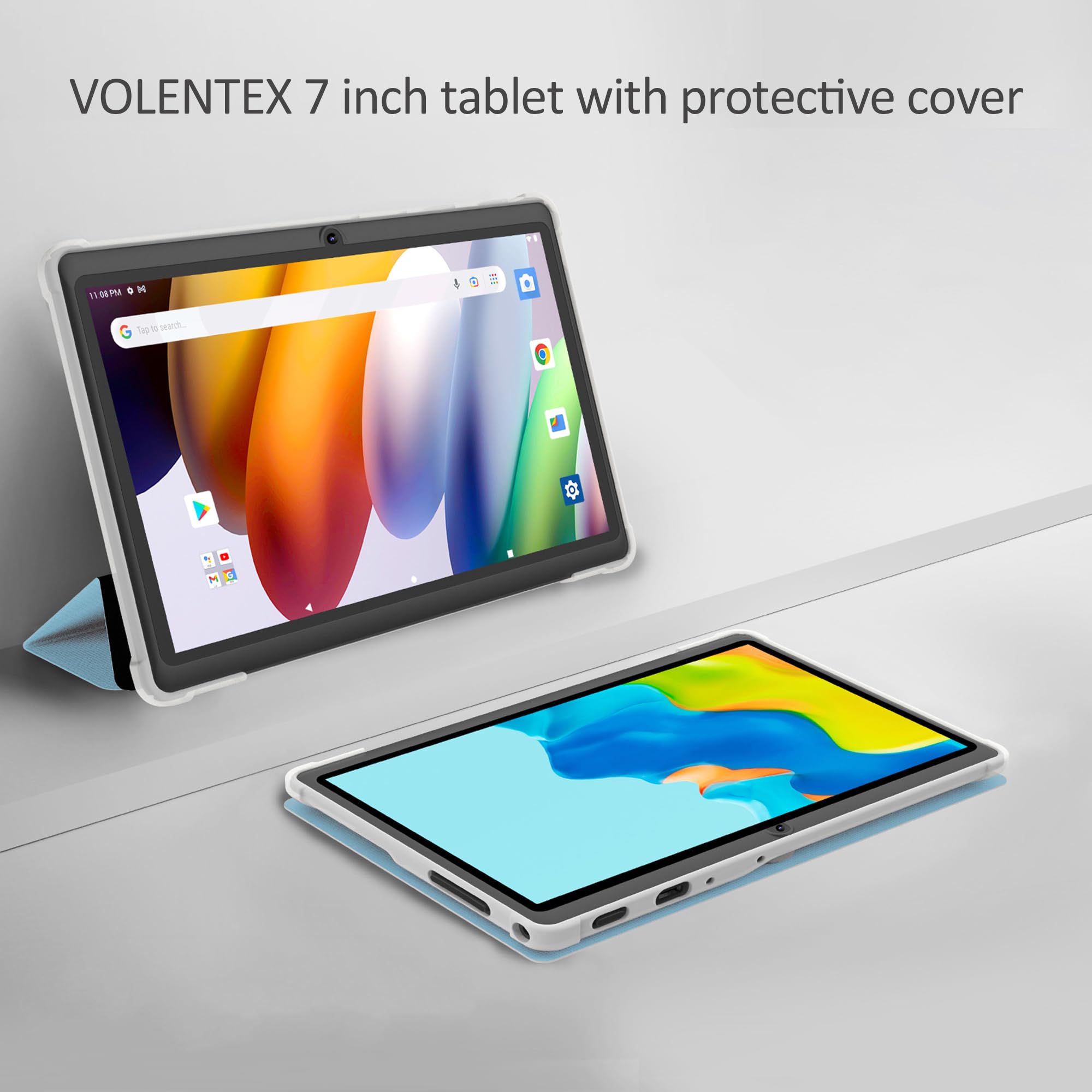 Foto 4 pulgar | Tablet Volentex Android 11 De 7 Pulgadas, 2 Gb De Ram, 32 Gb De Almacenamiento, Azul - Venta Internacional.