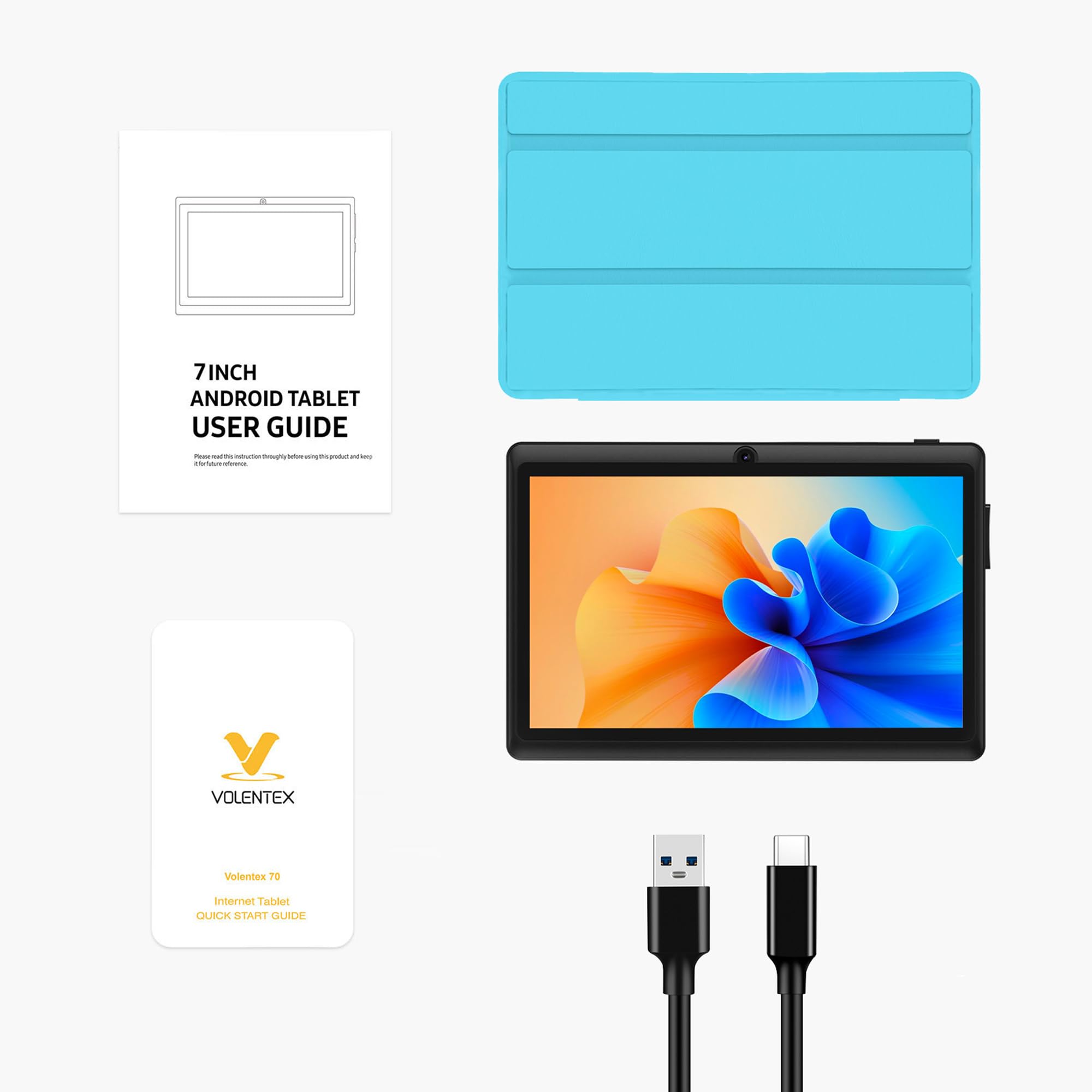Foto 6 | Tablet Volentex Android 11 De 7 Pulgadas, 2 Gb De Ram, 32 Gb De Almacenamiento, Azul - Venta Internacional.