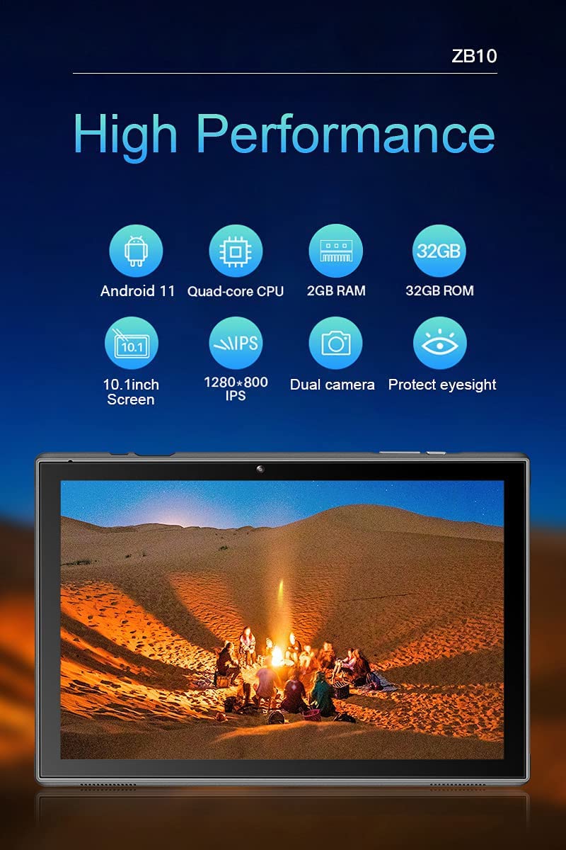 Foto 7 pulgar | Tablet Zzb Zb10 De 10.1 Pulgadas Con Android 11, 32 Gb De Rom, 2 Gb De Ram, 6000 Mah - Venta Internacional.