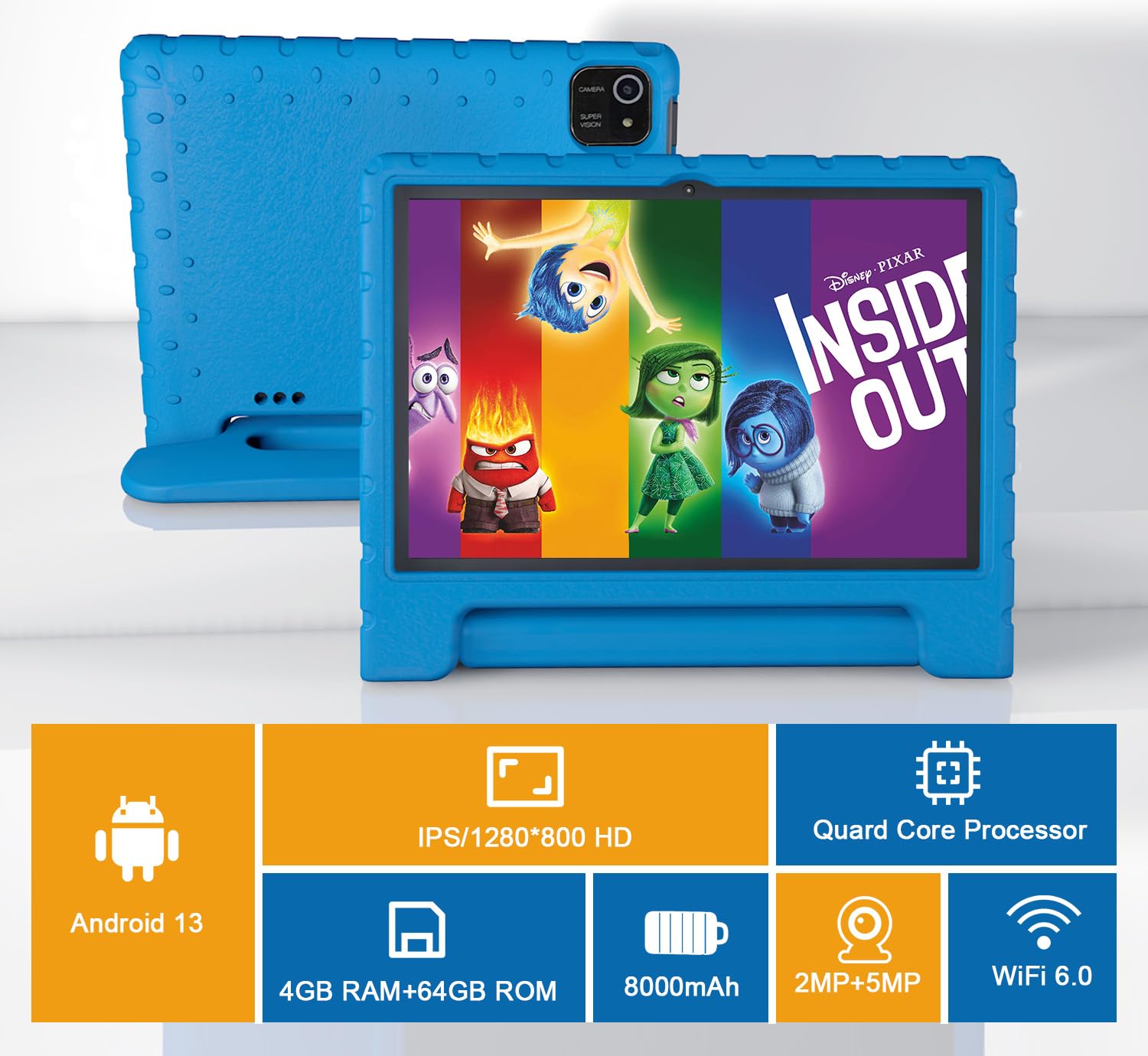 Foto 3 pulgar | Tableta Para Niños Nobklen Android 13 De 10 Pulgadas, 4 Gb De Ram, 64 Gb De Rom - Venta Internacional.