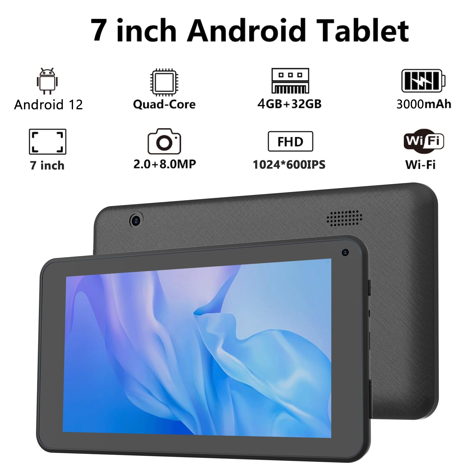 Foto 3 pulgar | Tablet Cupeisi Android 12 De 7 Pulgadas, 4 Gb De Ram, 32 Gb De Rom, 1 Tb, Ampliable - Venta Internacional.