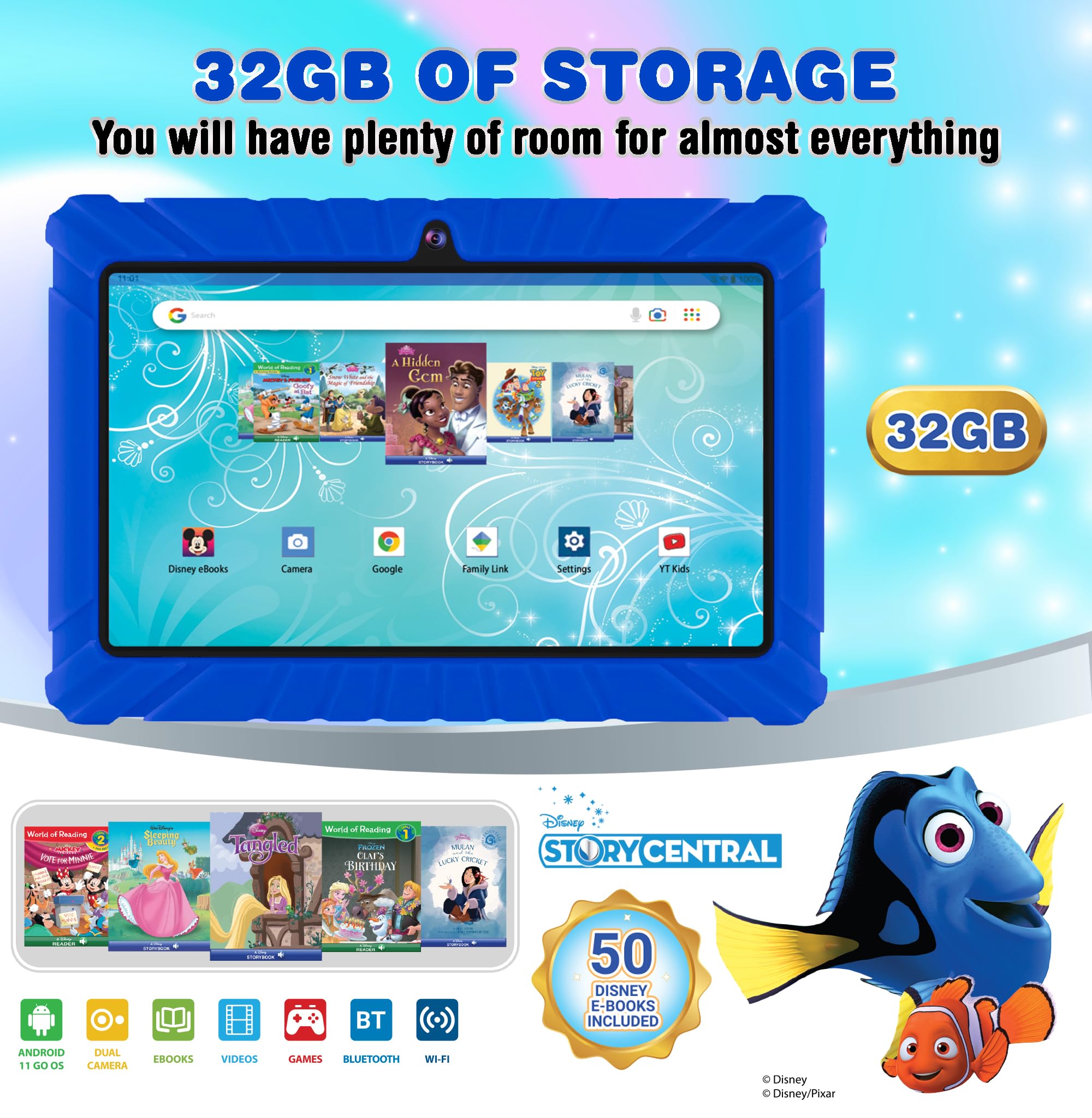Foto 3 pulgar | Tablet Contixo V8-2 Para Niños, 7 Pulgadas, Android 11, 32 Gb, Con Auriculares - Venta Internacional.