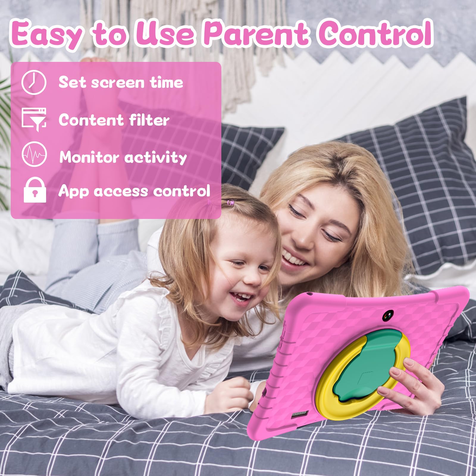 Foto 4 pulgar | Tableta Yobanse Kids De 10 Pulgadas Con Android 13, 3 Gb De Ram Y 64 Gb De Rom - Venta Internacional.
