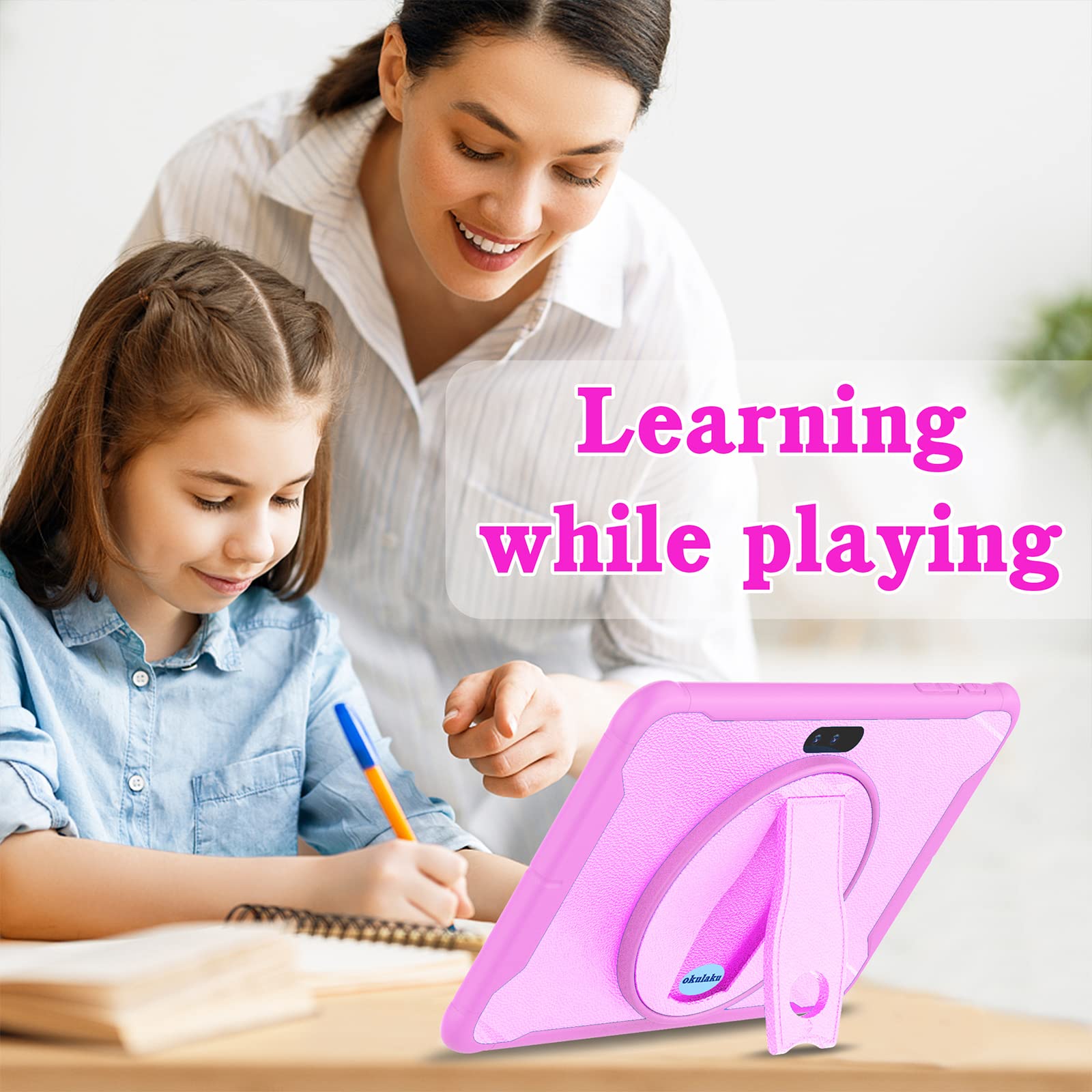 Foto 4 pulgar | Tableta Para Niños Okulaku K12 10.1'' Android 11 32gb Púrpura - Venta Internacional.