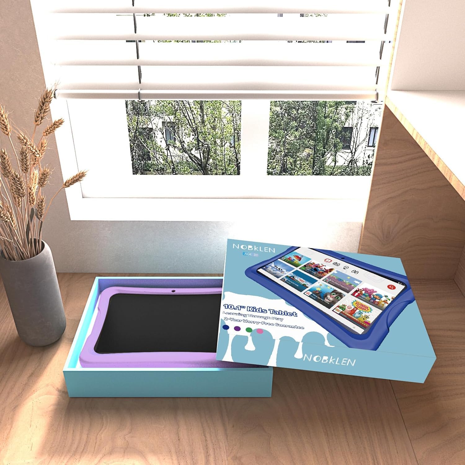 Foto 6 | Tableta Infantil Nobklen Android 13 De 10 Pulgadas, 4 Gb De Ram, 64 Gb, Wifi 6 - Venta Internacional.