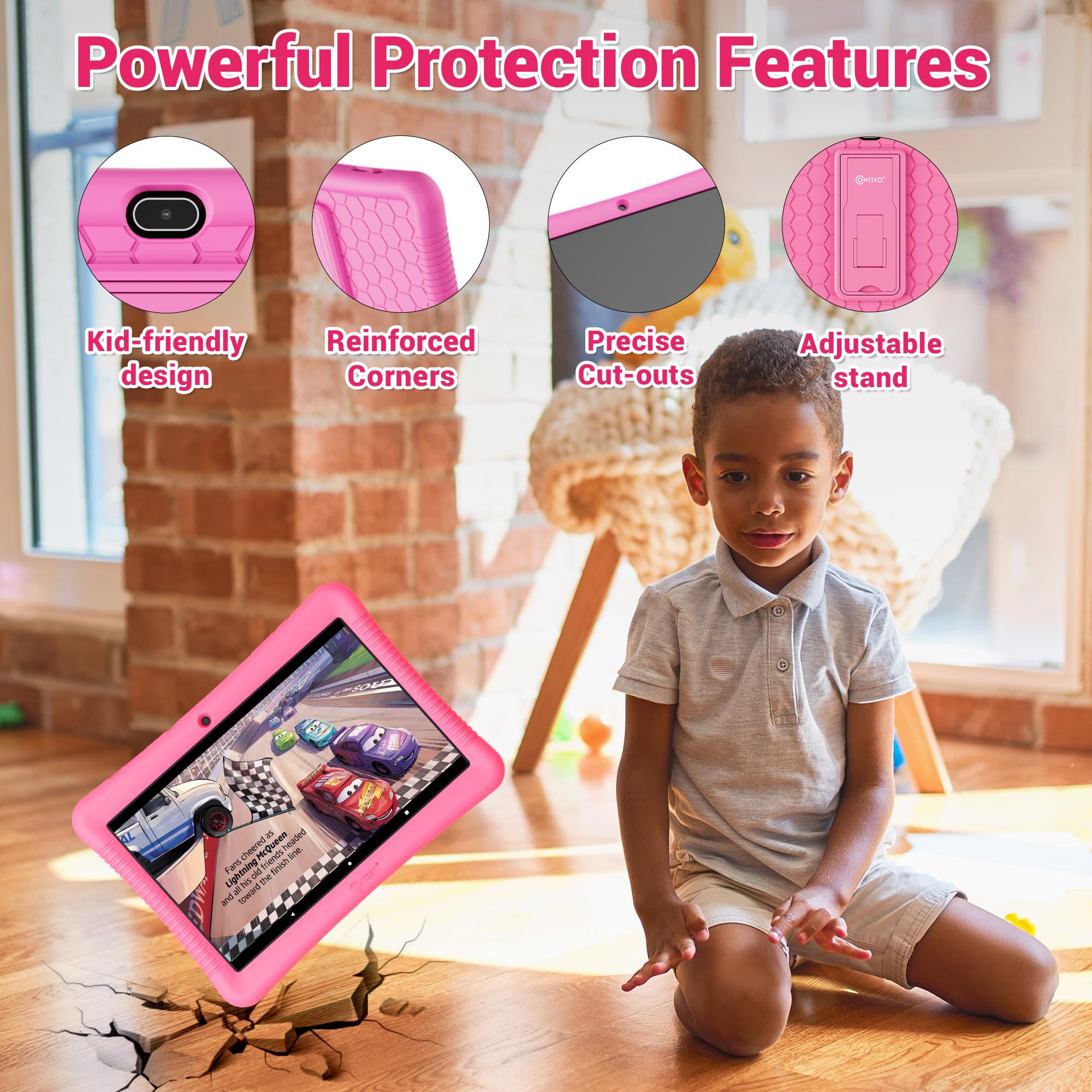 Foto 7 pulgar | Tablet Contixo K102 10 Android 32 Gb Para Niños Con Más De 80 Libros De Disney - Venta Internacional.