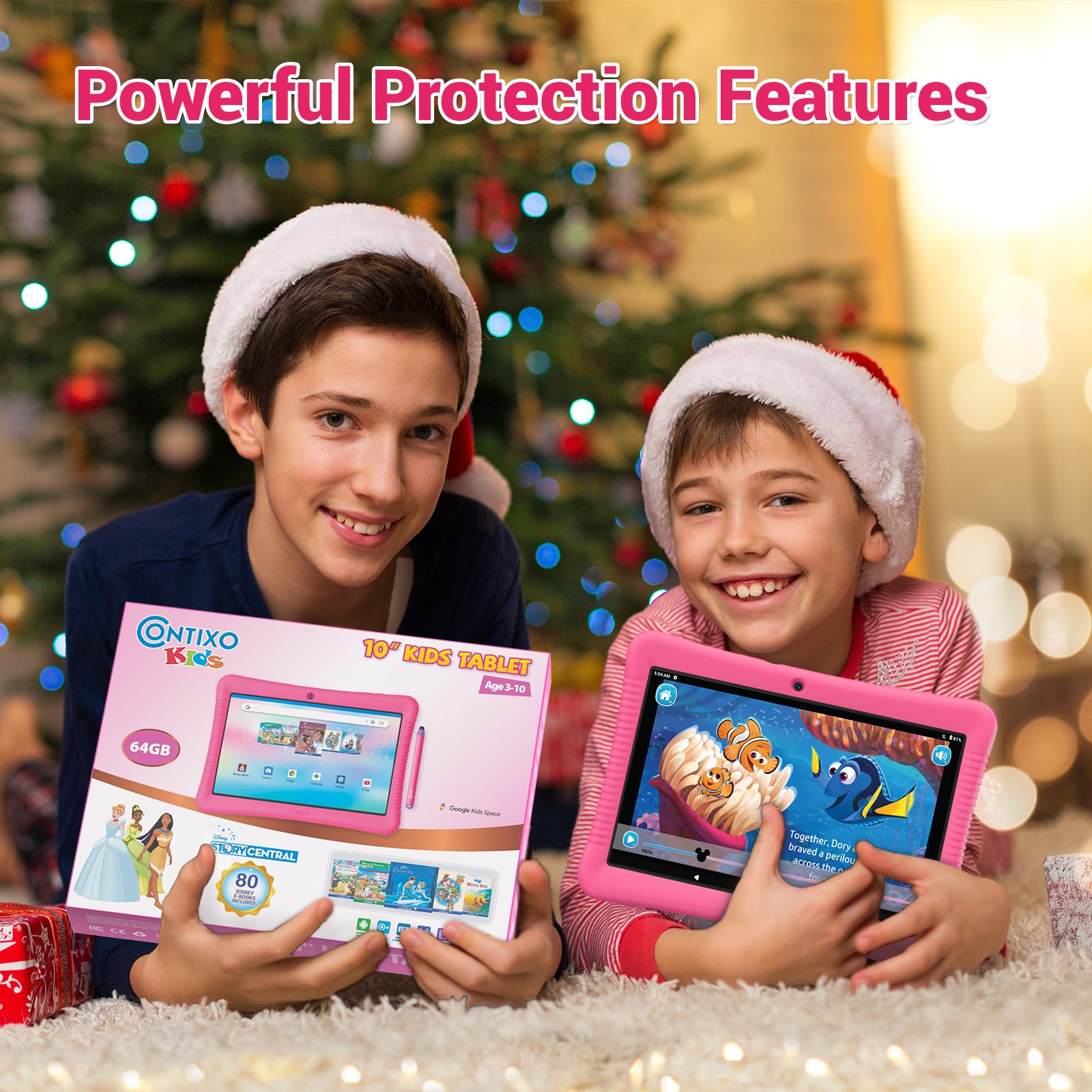 Foto 8 pulgar | Tablet Contixo K102 10 Android 32 Gb Para Niños Con Más De 80 Libros De Disney - Venta Internacional.