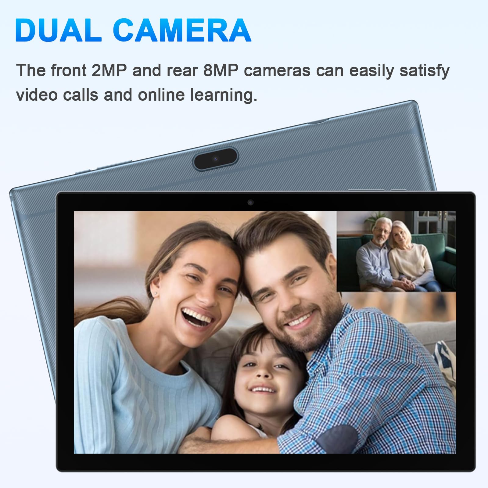 Foto 5 | Tablet Atozee Android 14 De 10 Pulgadas, 8 Gb De Ram, 64 Gb De Rom, 6000 Mah, Azul - Venta Internacional.