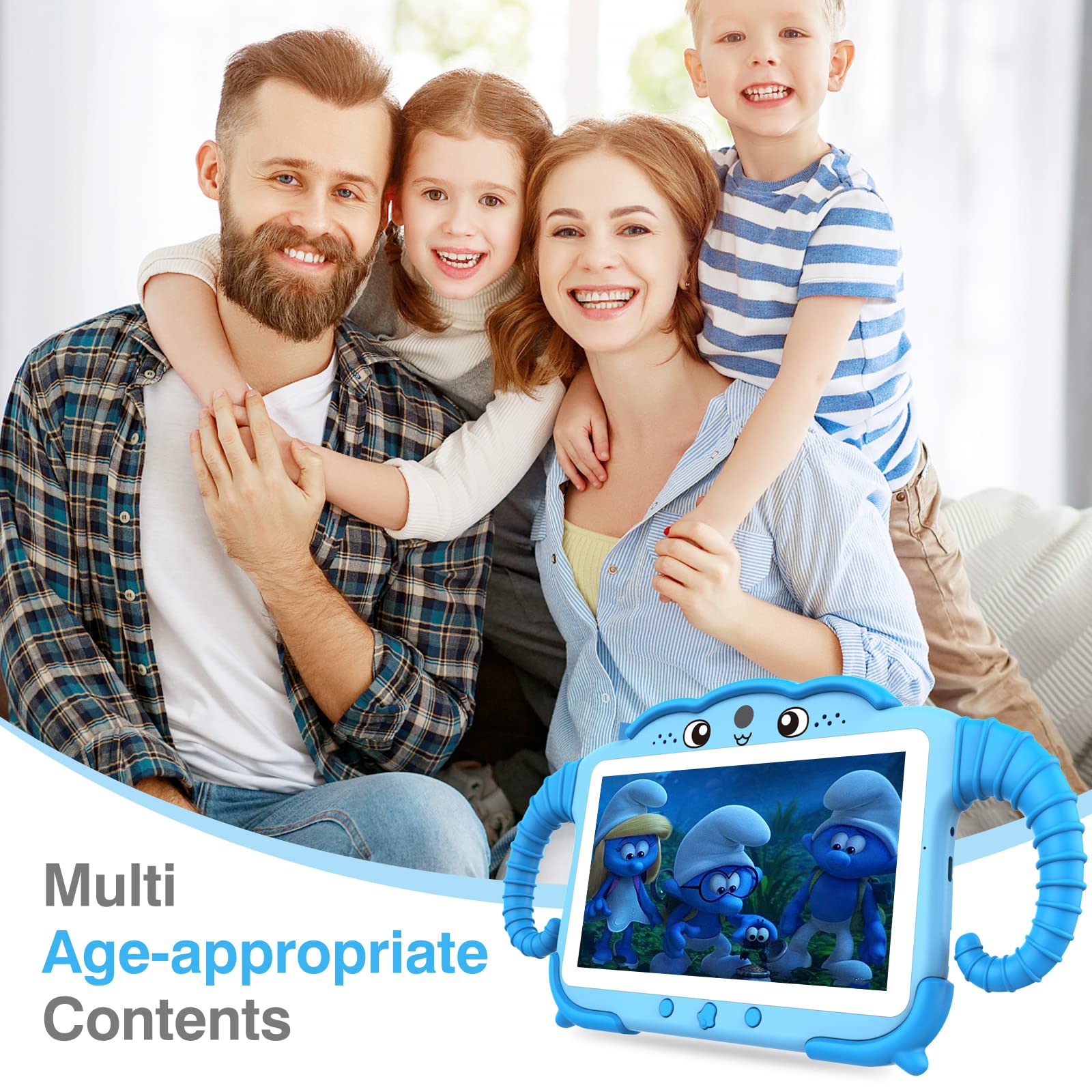 Foto 4 pulgar | Tablet Topelotek Kids De 7 Pulgadas Y 32 Gb Wifi Con Control Parental, Azul - Venta Internacional.