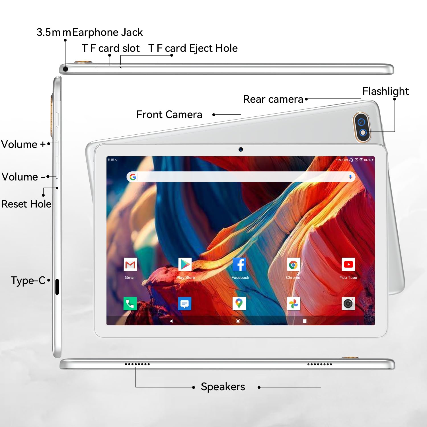 Foto 7 | Tableta Zonko 10.1 - Venta Internacional.