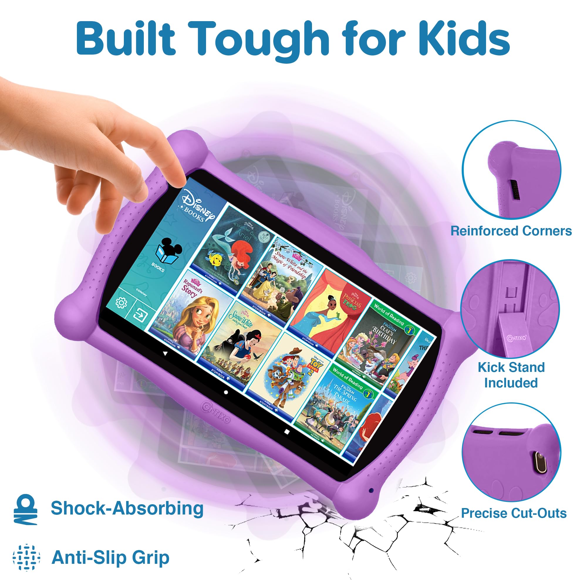 Foto 5 pulgar | Tablet Contixo Disney Kids Learning De 7 Pulgadas, Wifi Y Bluetooth - Venta Internacional.