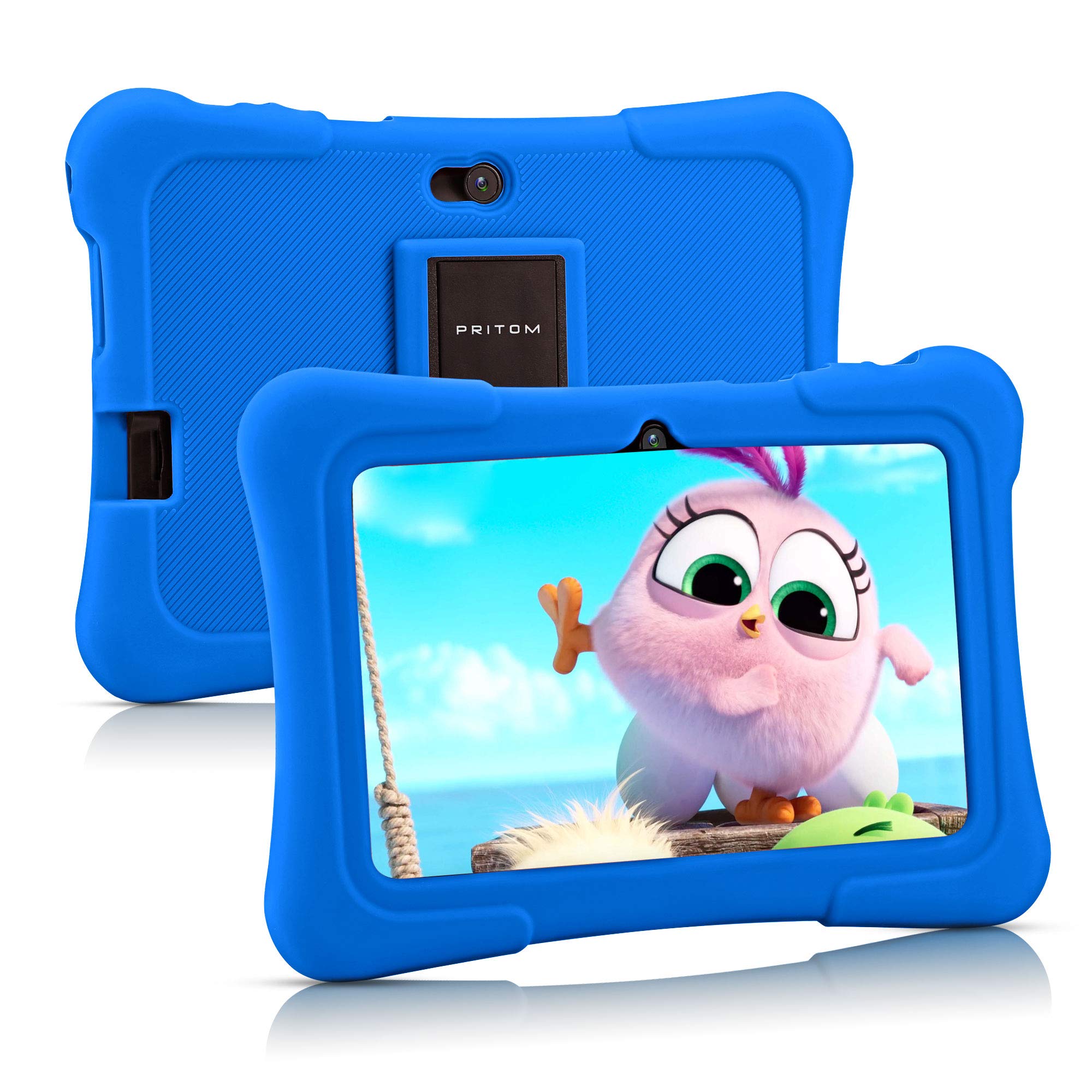 Tableta Infantil Pritom De 7 Pulgadas, Cuádruple Núcleo, 32 Gb, Android Con Funda - Venta Internacional.