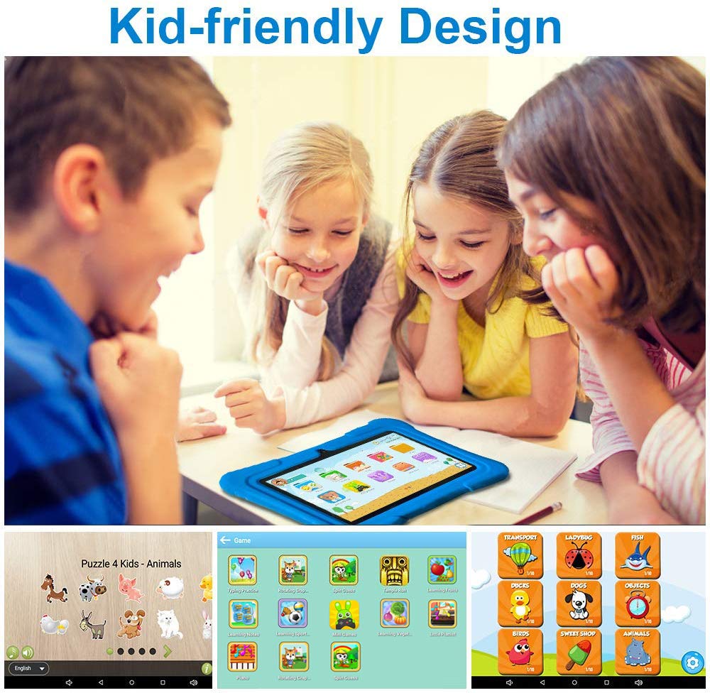 Foto 3 | Tableta Infantil Pritom De 7 Pulgadas, Cuádruple Núcleo, 32 Gb, Android Con Funda - Venta Internacional.