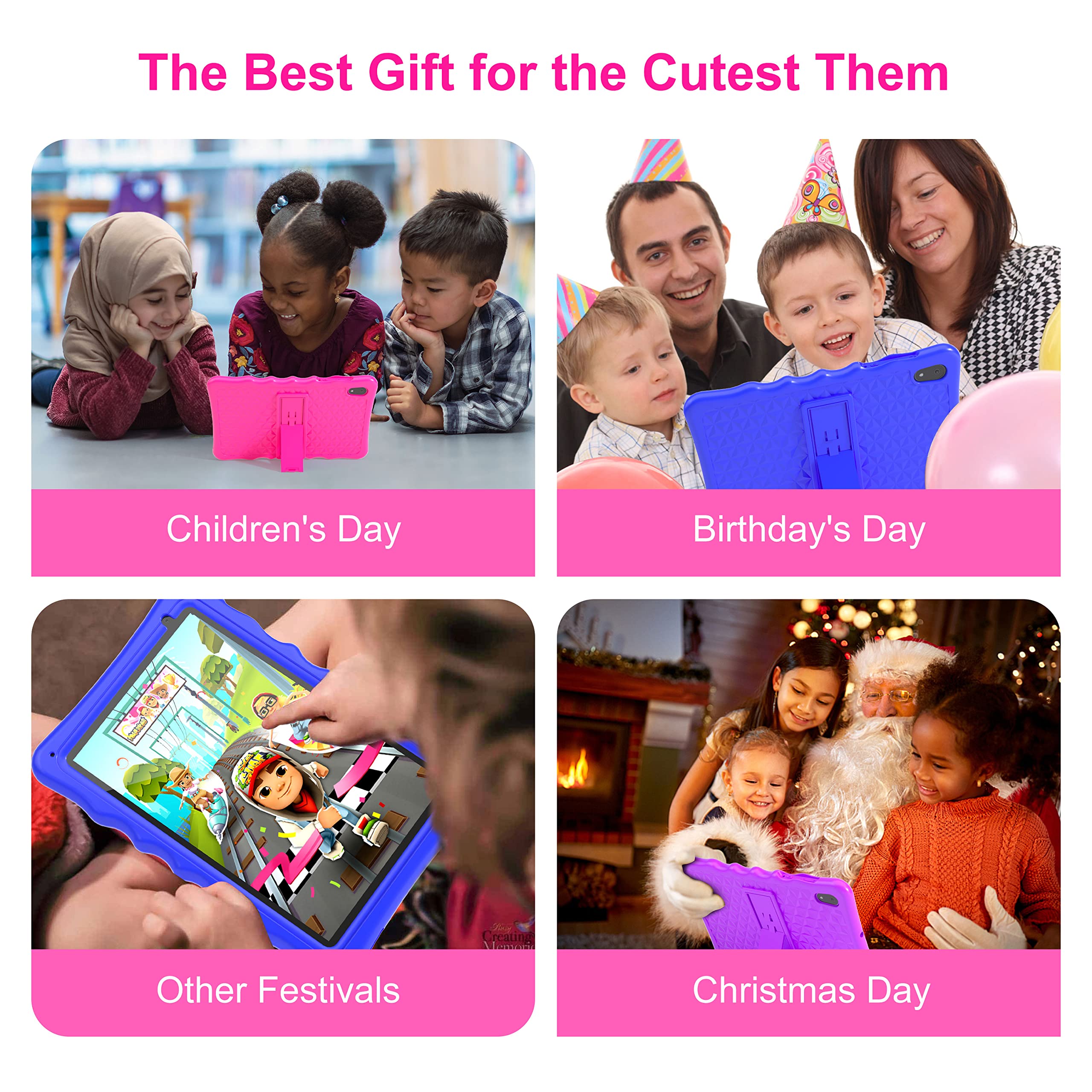 Foto 7 | Tablet Byybuo Kids De 10.1 Pulgadas Con Android 13, 2 Gb De Ram, 32 Gb De Rom, 6000 Mah - Venta Internacional.