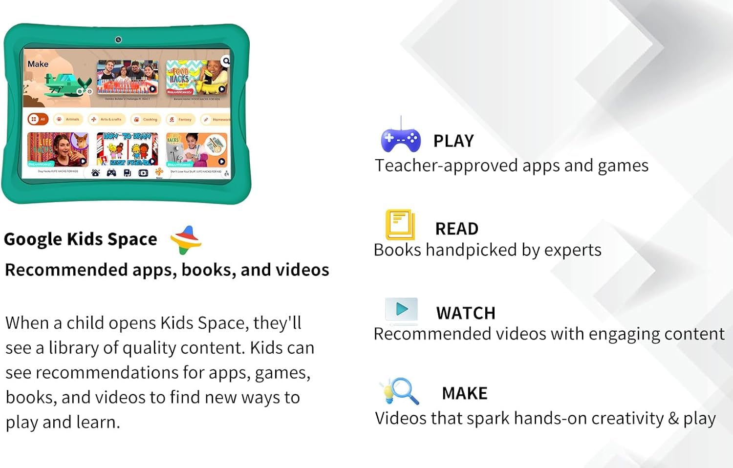Foto 5 | Tableta Infantil Nobklen Android 13 De 10 Pulgadas, 4 Gb De Ram, 64 Gb, Wifi 6 - Venta Internacional.