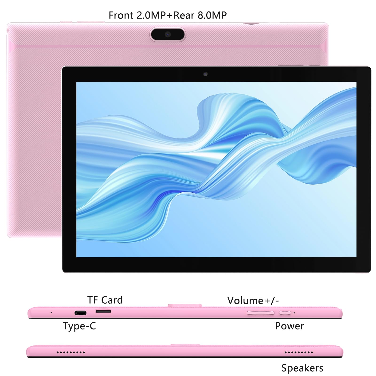 Foto 7 | Tablet Cupeisi Android 14 10.1 Pulgadas, 8 Gb De Ram, 64 Gb De Rom +1 Tb De Expansión - Venta Internacional.
