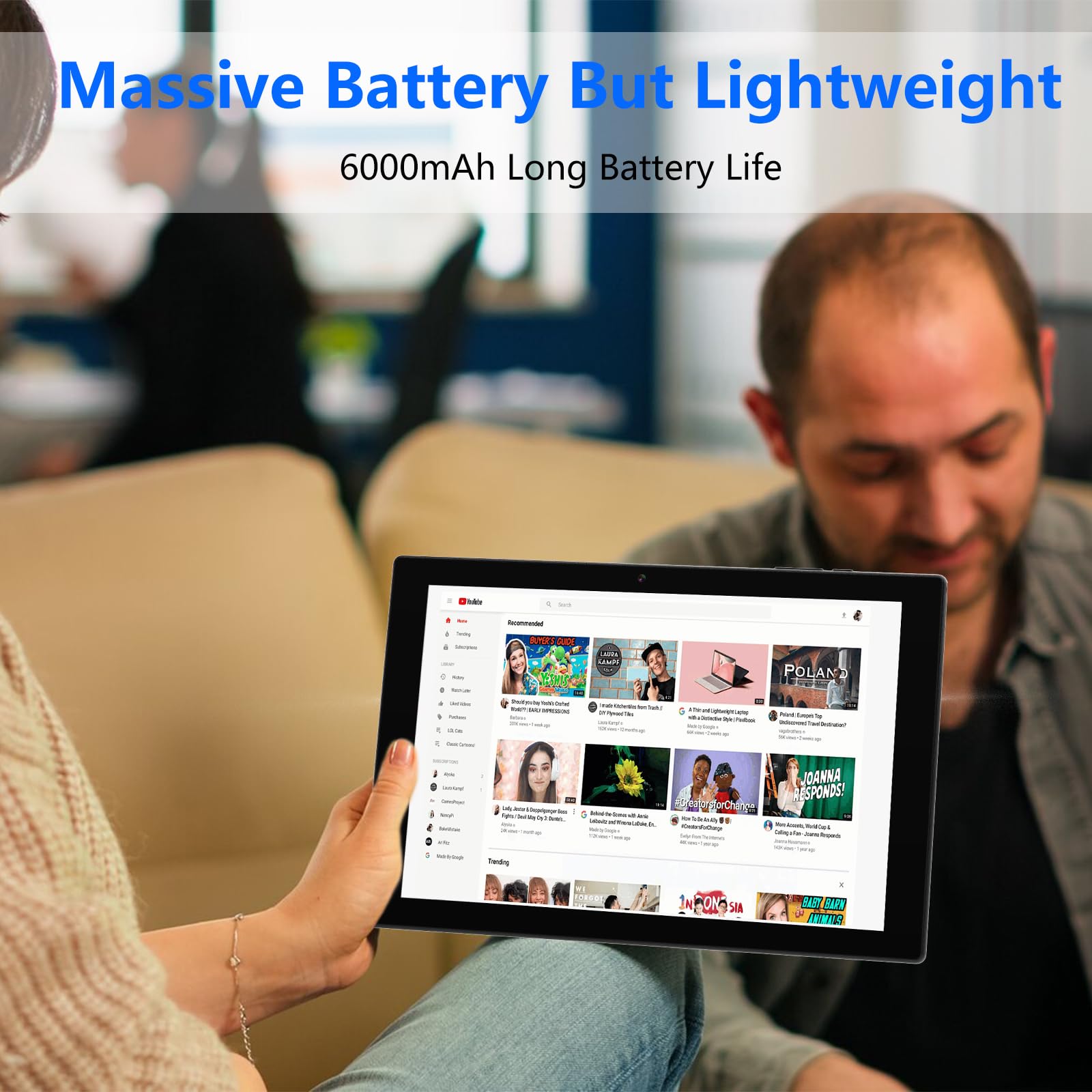 Foto 5 | Tableta Novojoy 2 En 1, 10 Pulgadas, Android 14, 8 Gb De Ram, 64 Gb De Rom - Venta Internacional.