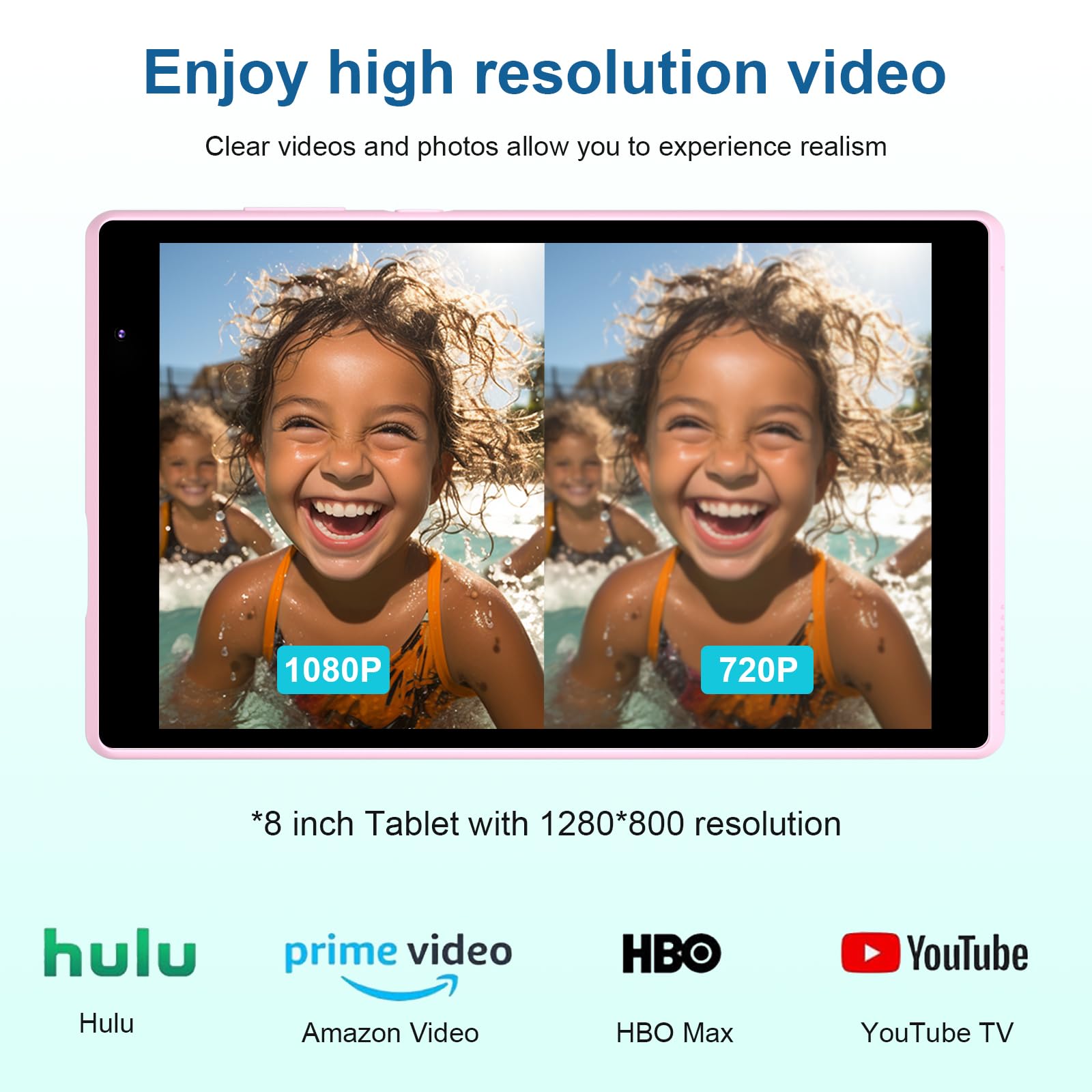 Foto 5 pulgar | Tablet Byandby Android 12 De 8 Pulgadas, 4 Gb De Ram, 32 Gb De Rom, Rosa - Venta Internacional.